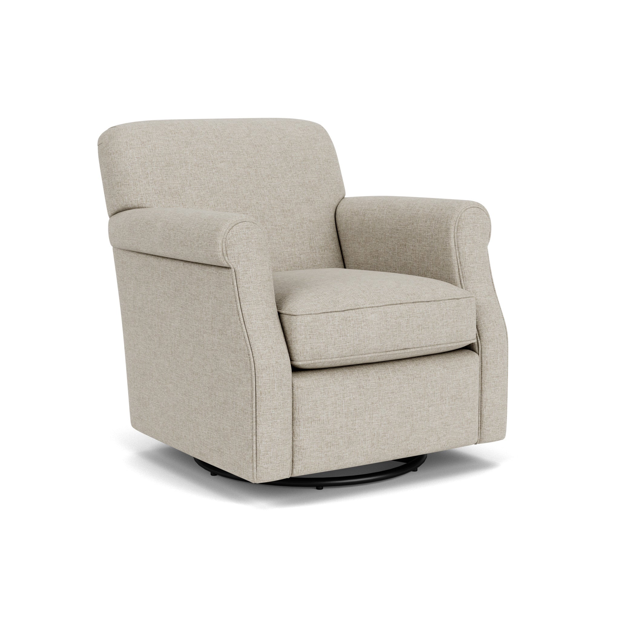 Mabel Fabric Swivel Chair