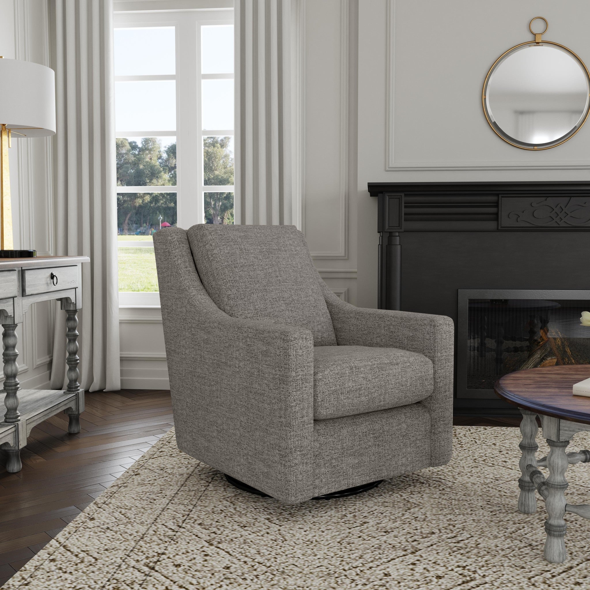 Murph Fabric Swivel Chair