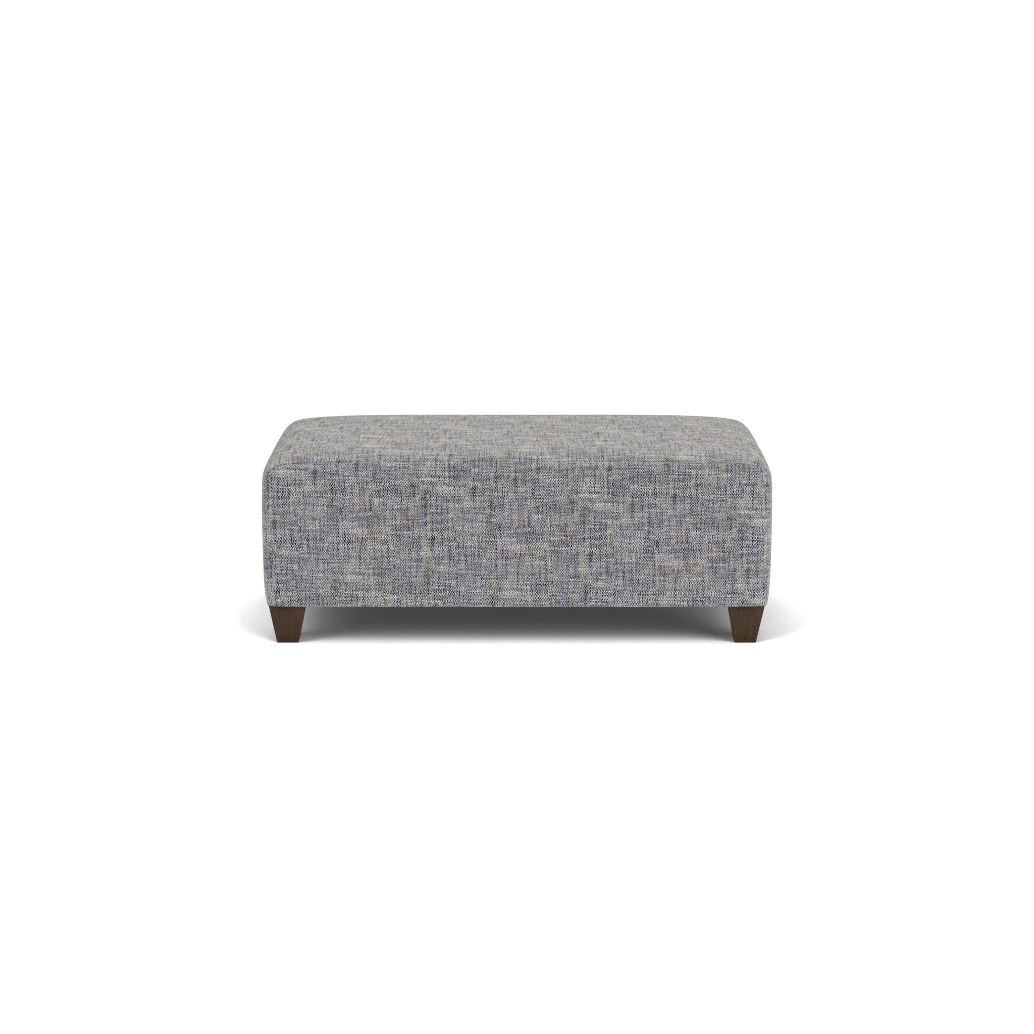 Cascade Fabric Rectangular Cocktail Ottoman