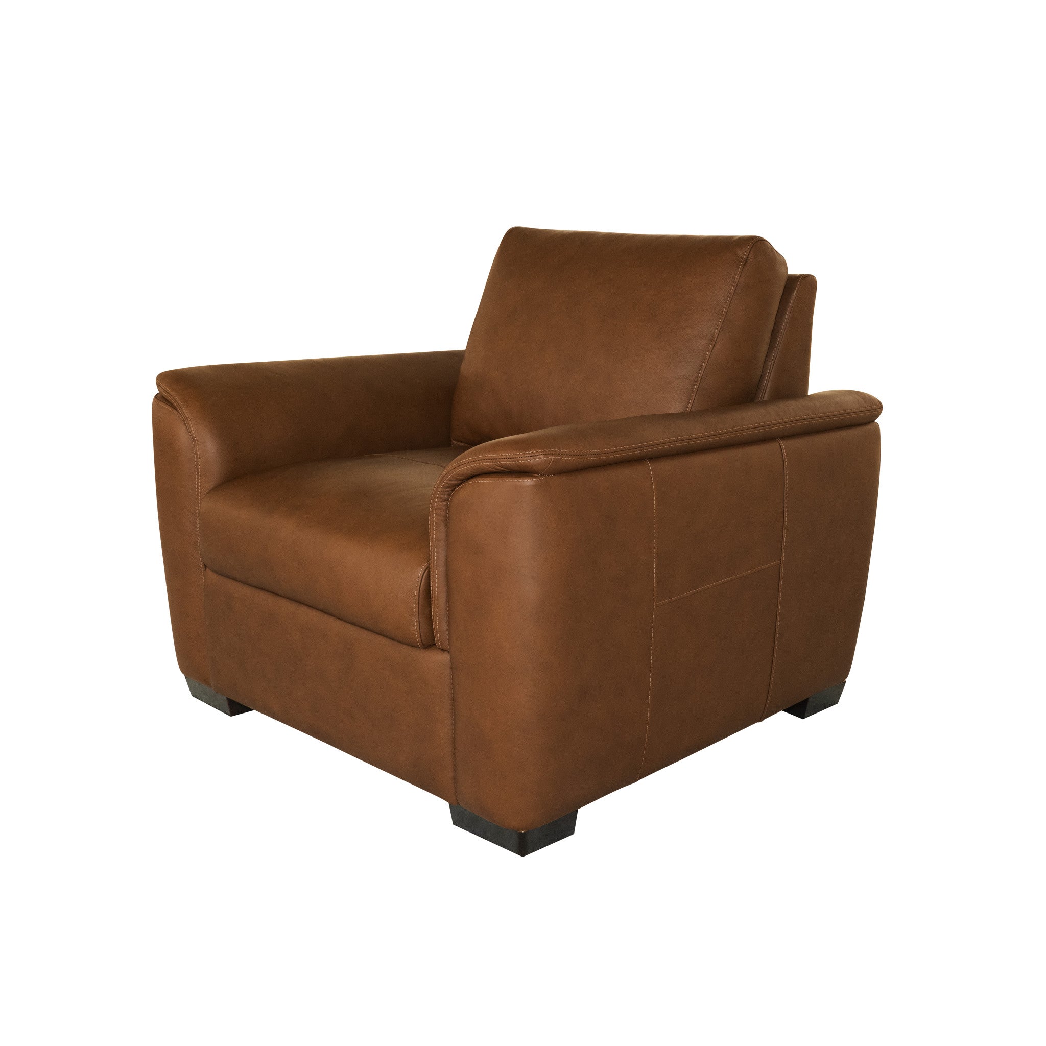 Henry Caramel Leather Chair