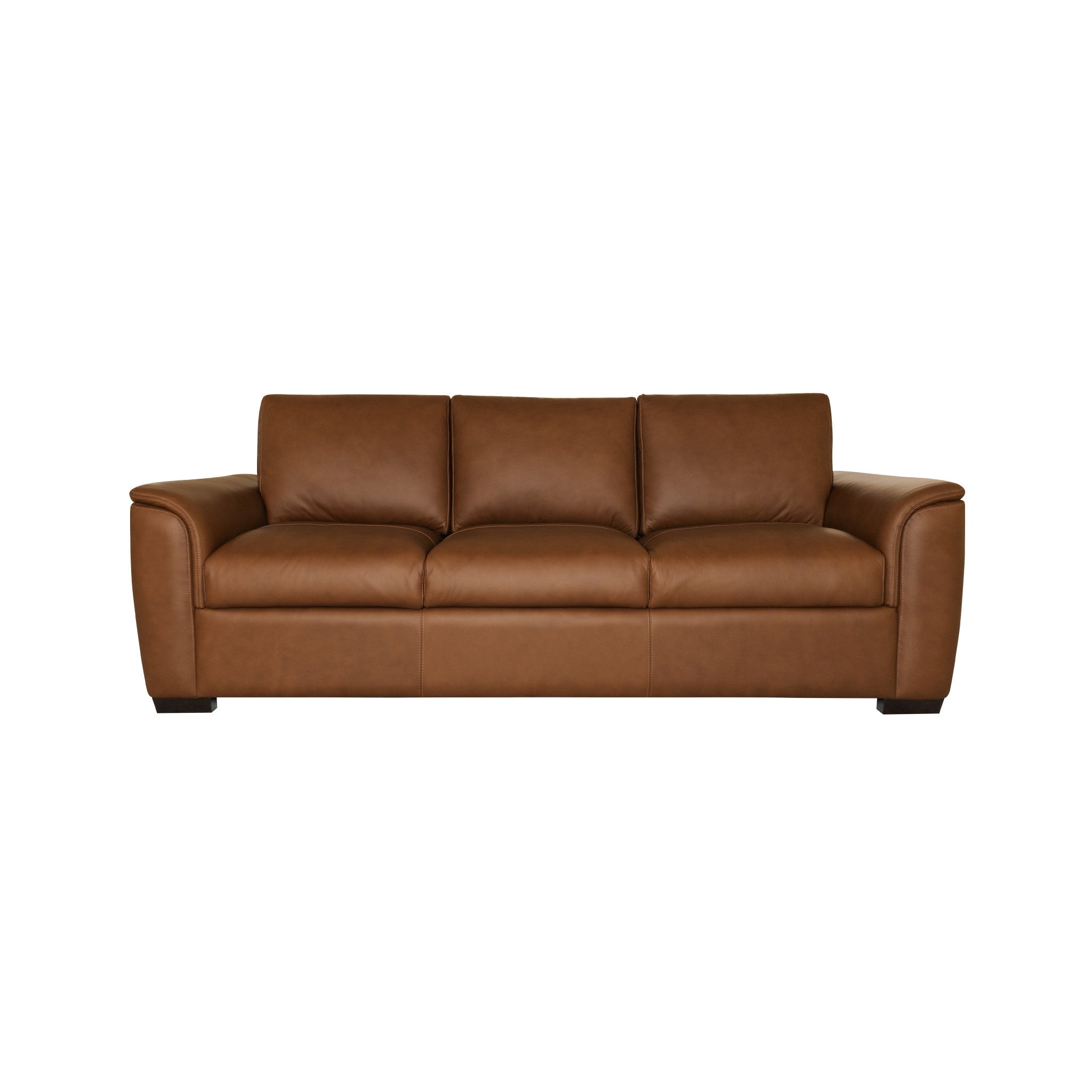 Henry Caramel Leather Sofa