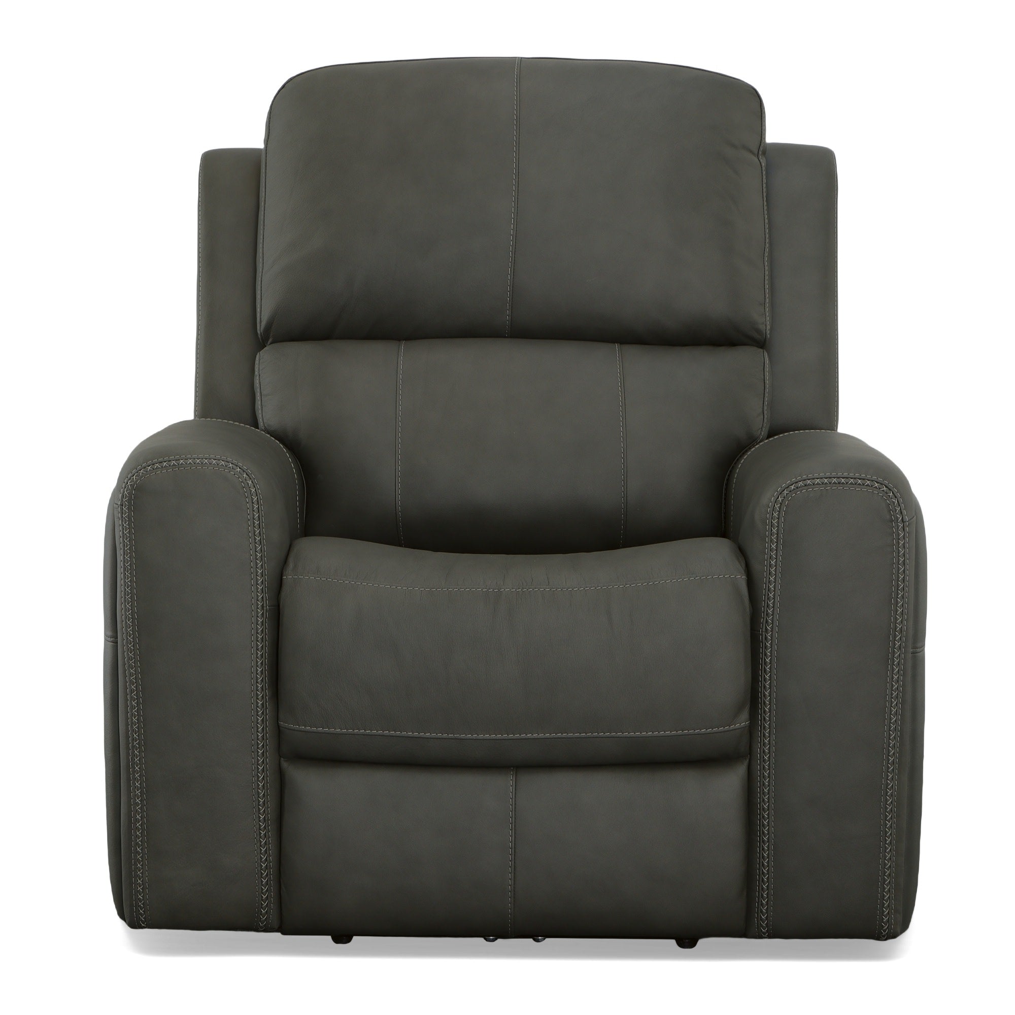 Linden Leather Power Recliner with Power Headrest & Lumbar