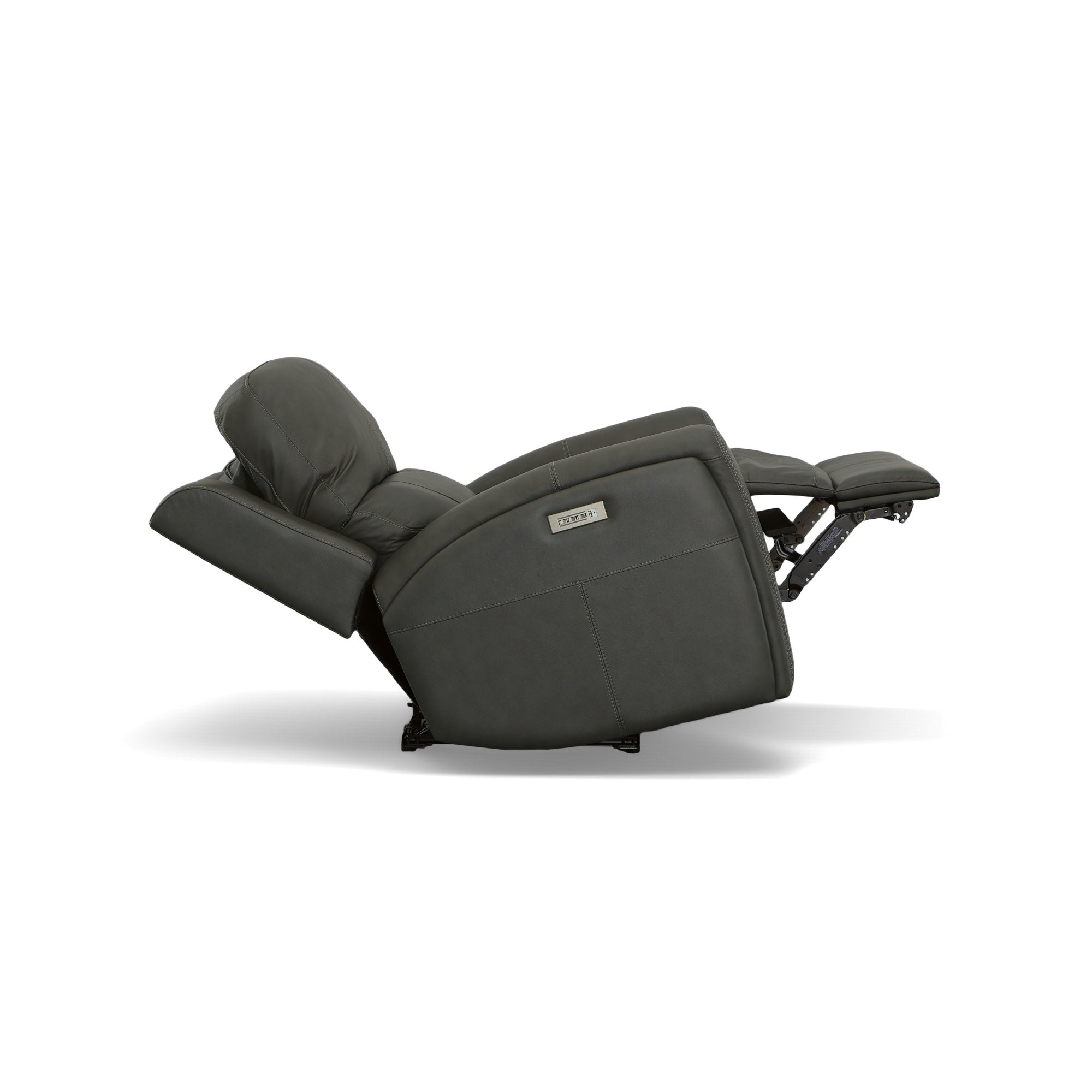 Linden Leather Power Recliner with Power Headrest & Lumbar