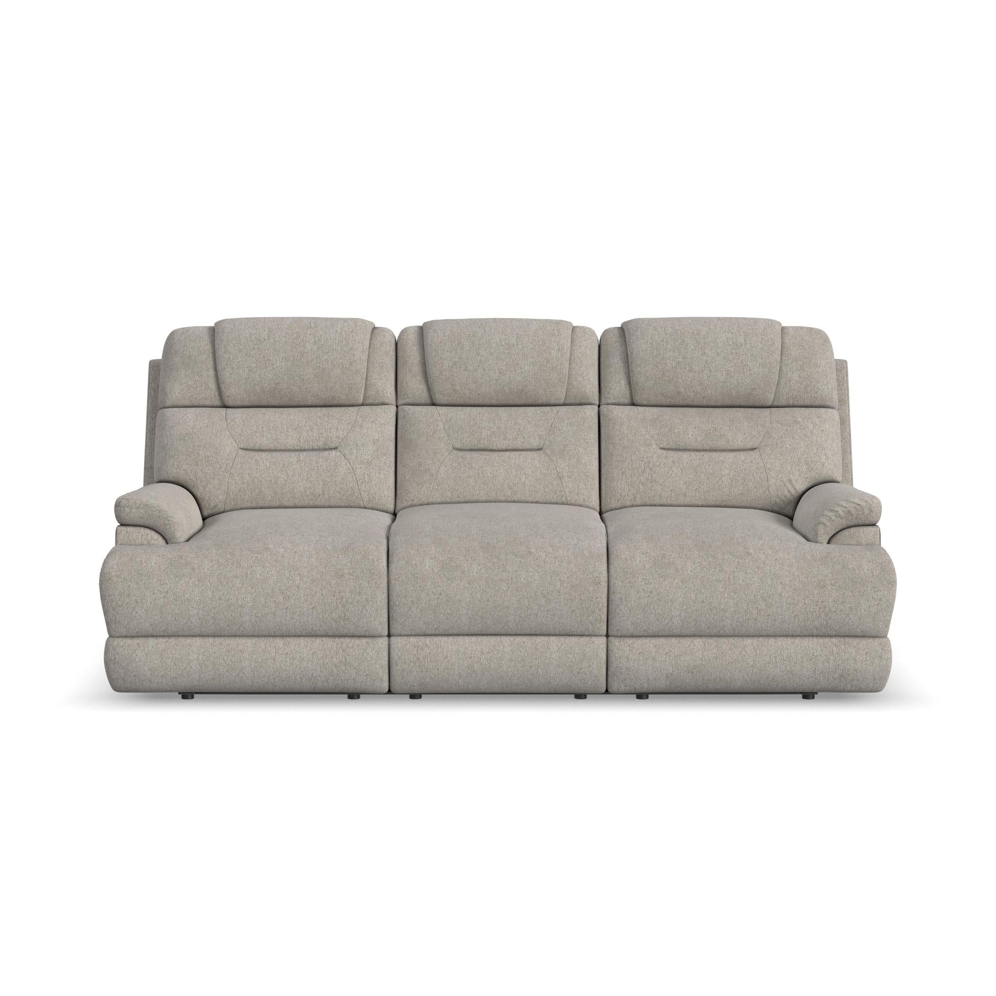 Zofa Shell Fabric Power Sleep Sofa with Power Headrests & Lumbar