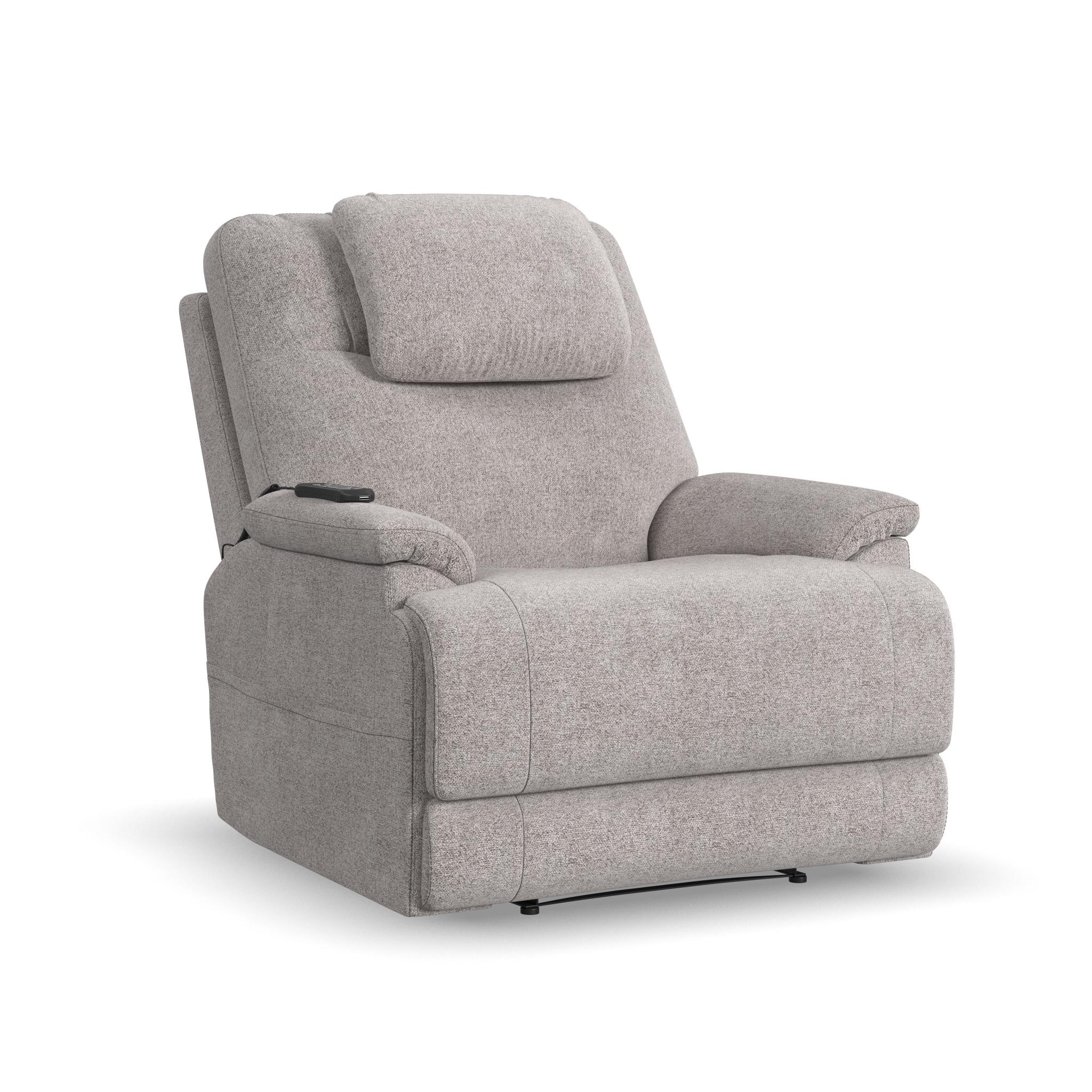 Zecliner Model 2 Petite Dove Fabric Power Lift Sleep Chair