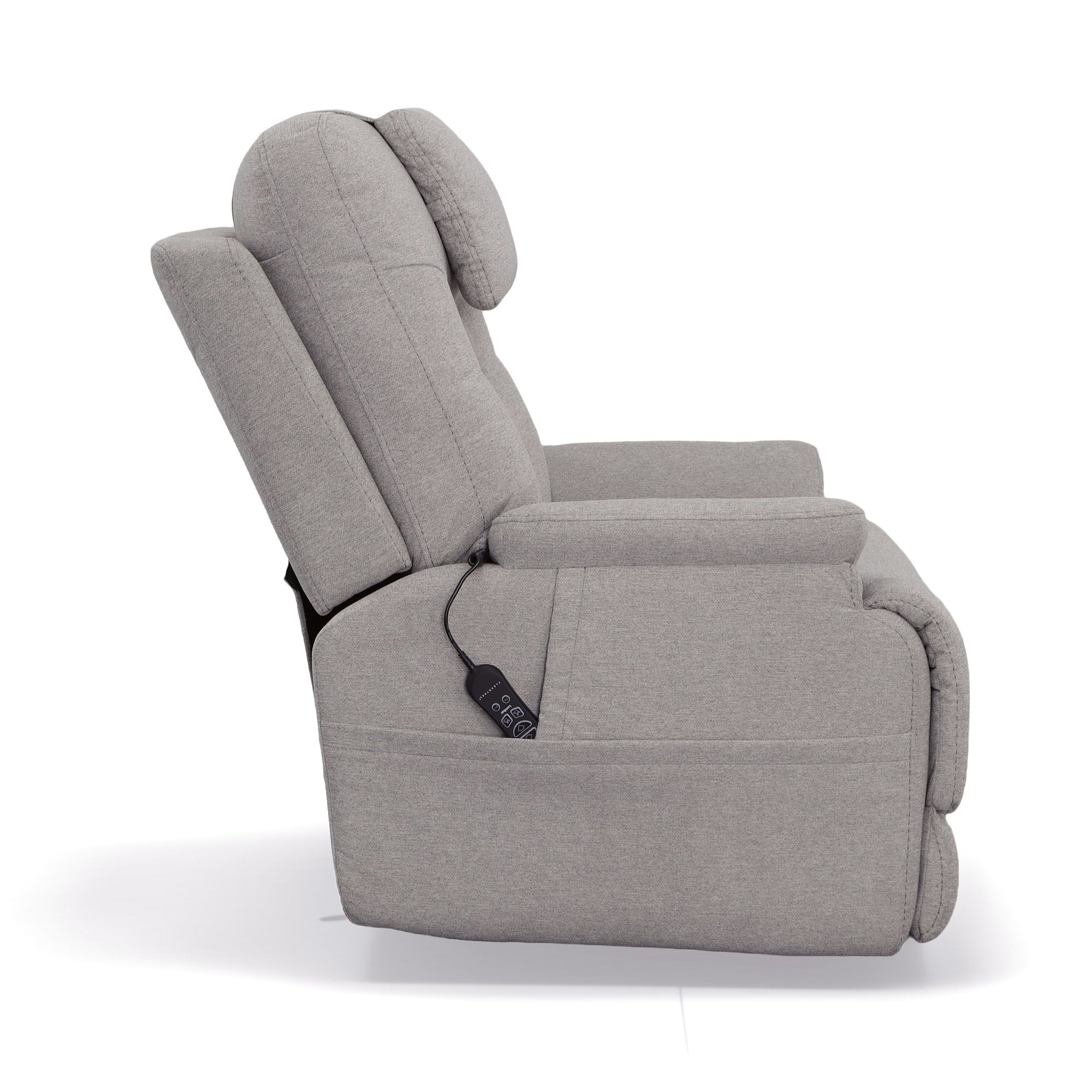 Zecliner Model 2 Dove Fabric Power Sleep Chair