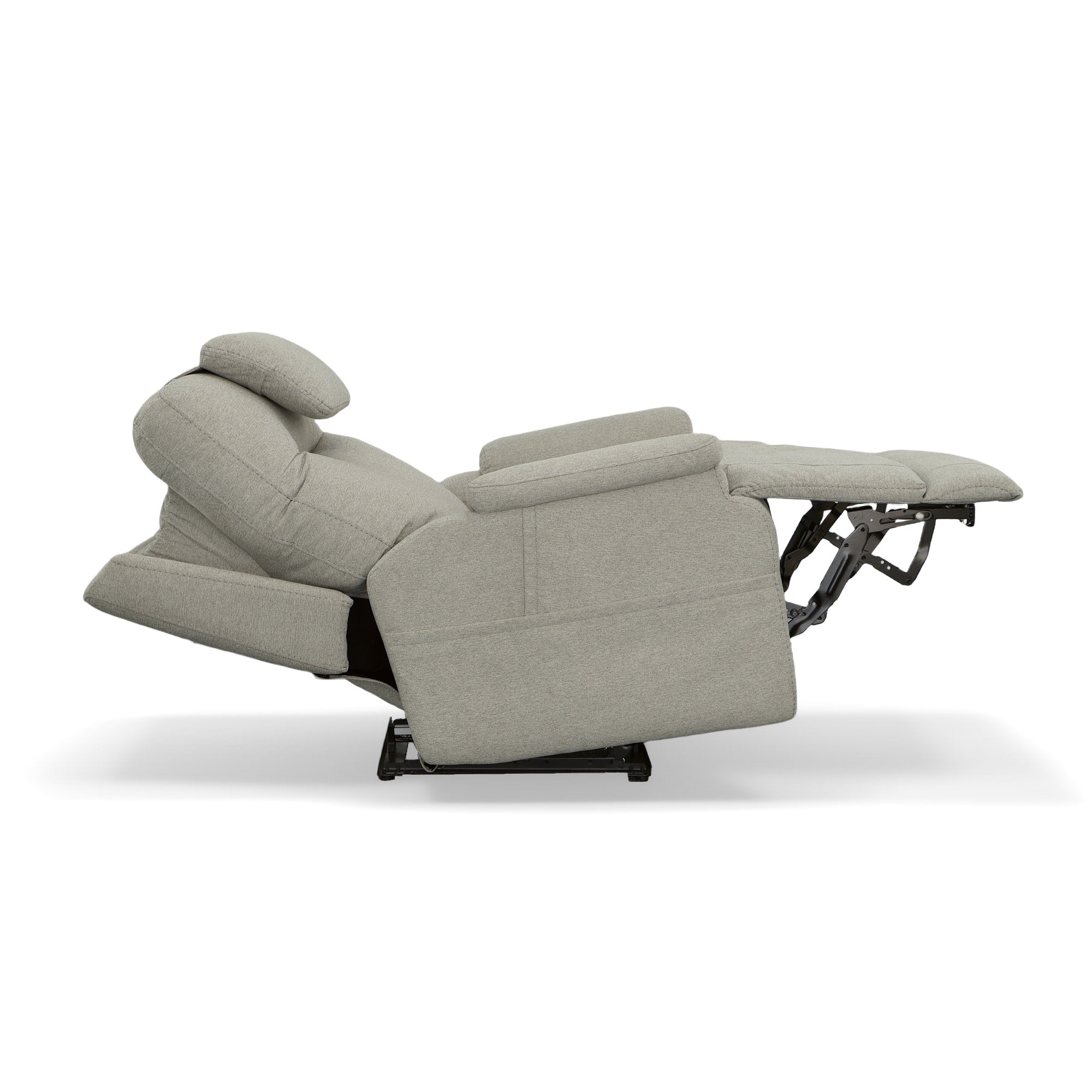 Zecliner Model 2 Dove Fabric Power Lift Sleep Chair