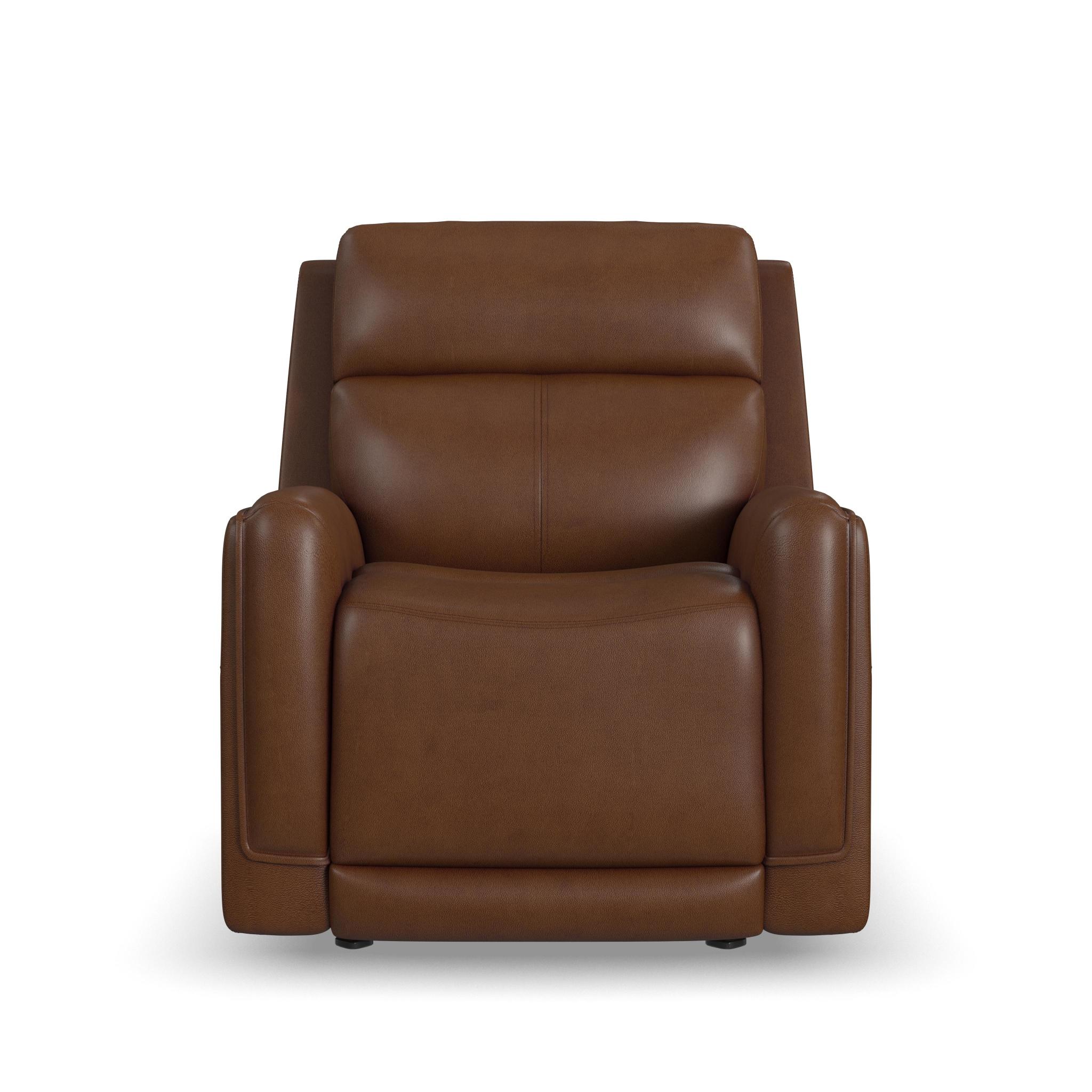 Alister Sedona Leather Power Gliding Recliner with Power Headrest and Lumbar