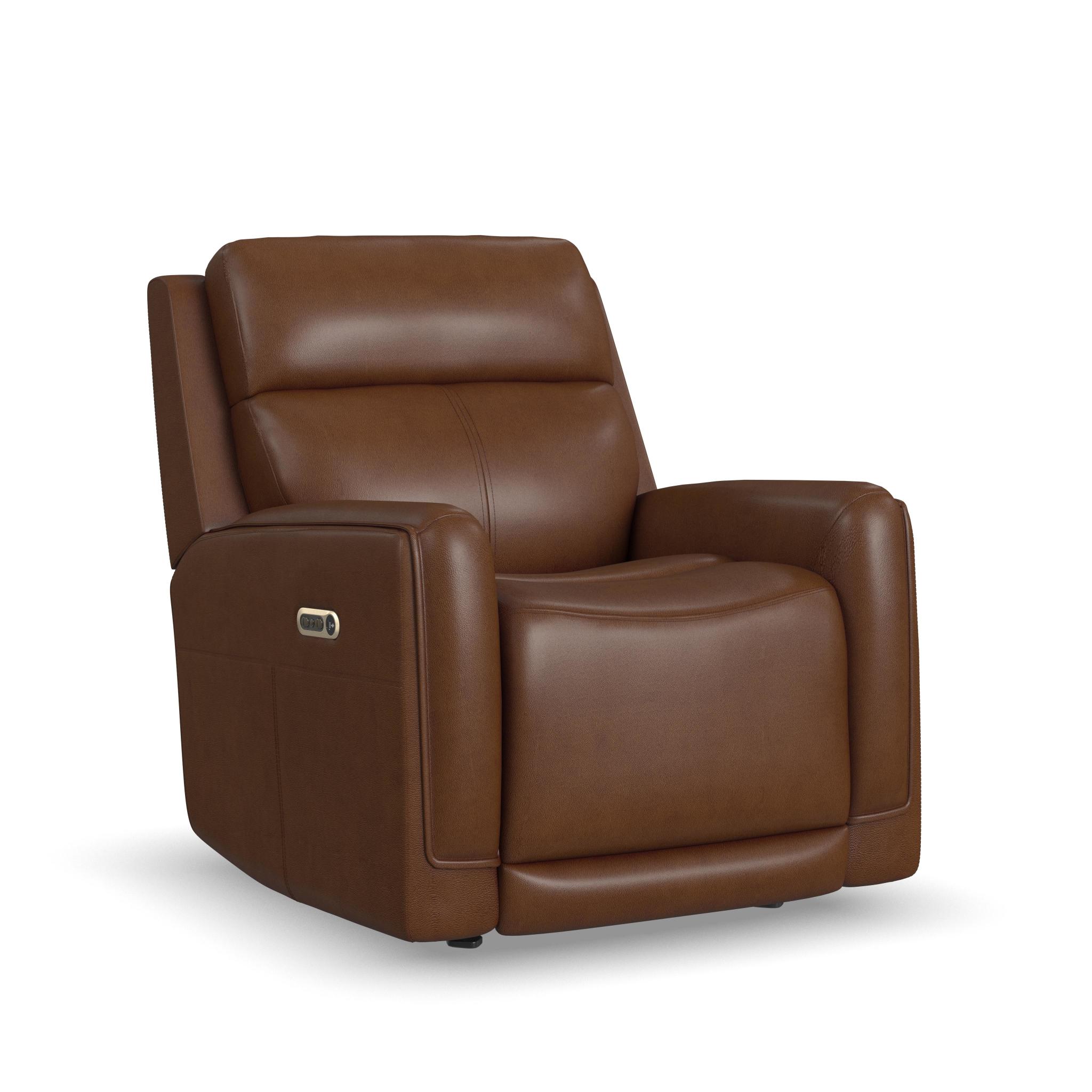 Alister Sedona Leather Power Gliding Recliner with Power Headrest and Lumbar