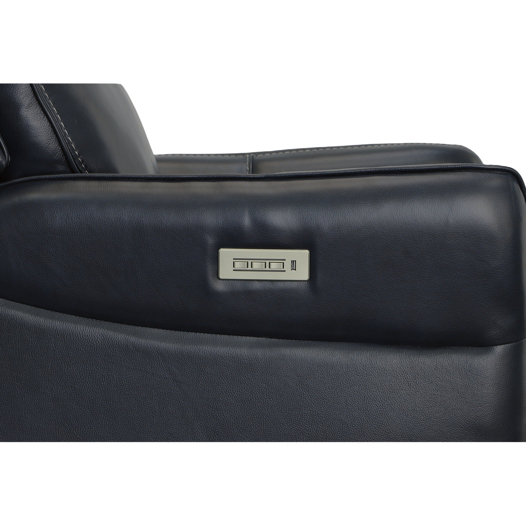 Spin Ocean Leather Power Swivel Recliner with Power Headrest