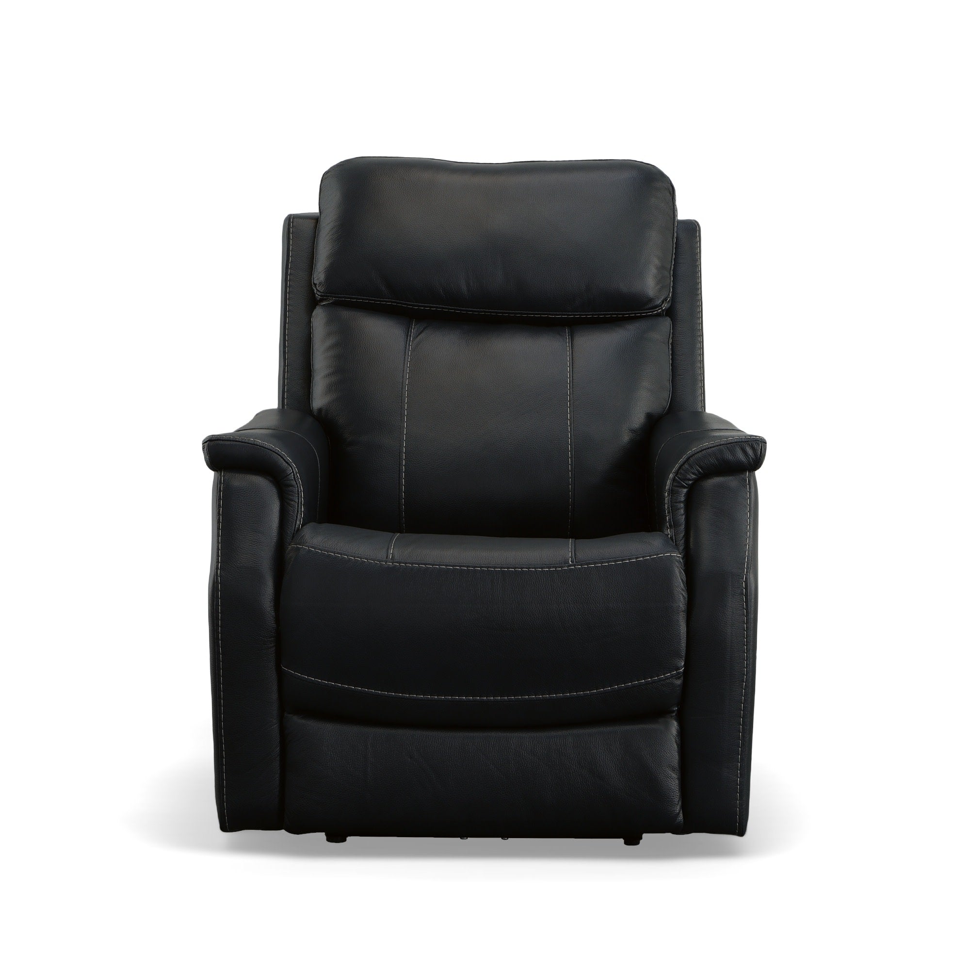 Easton Ocean Leather Power Recliner with Power Headrest & Lumbar