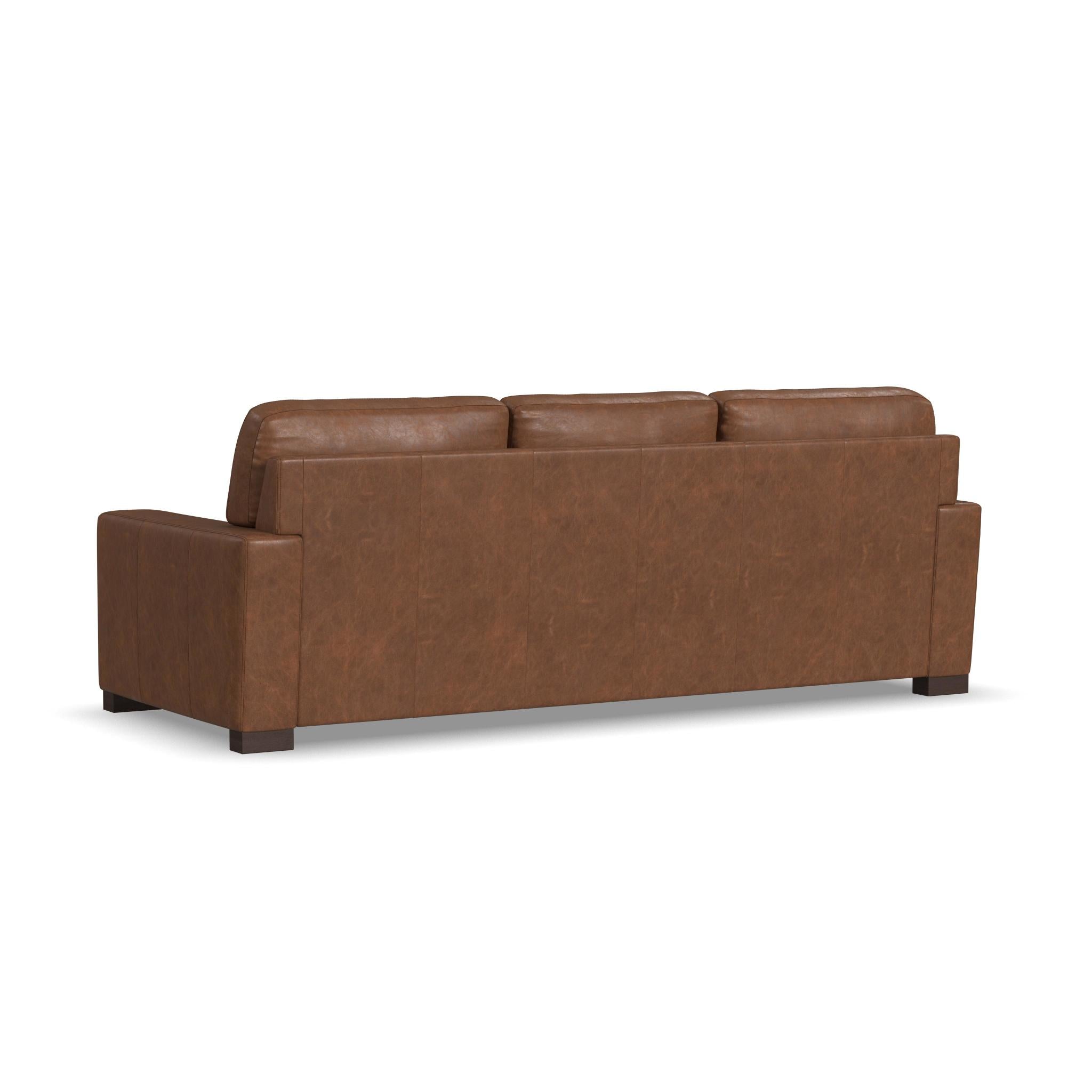 Endurance Chestnut Leather Sofa