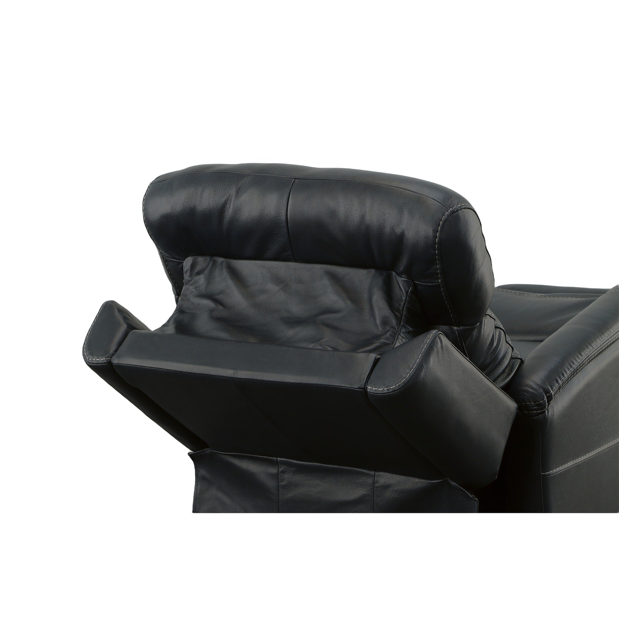 View Ocean Leather Power Swivel Recliner with Power Headrest