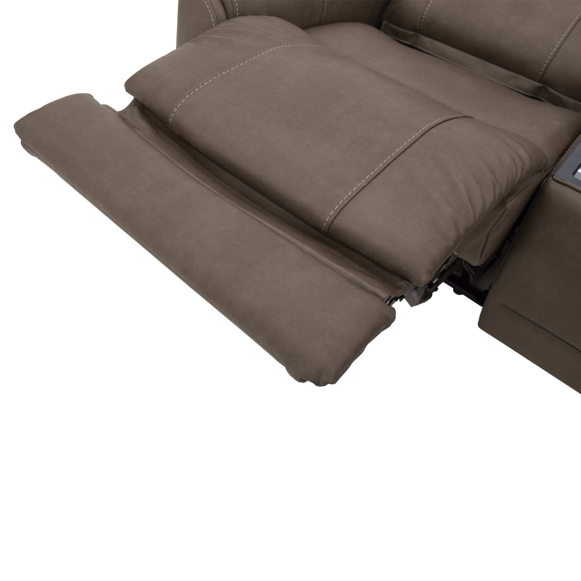 Carter Fabric Power Reclining Sectional with Power Headrests & Lumbar