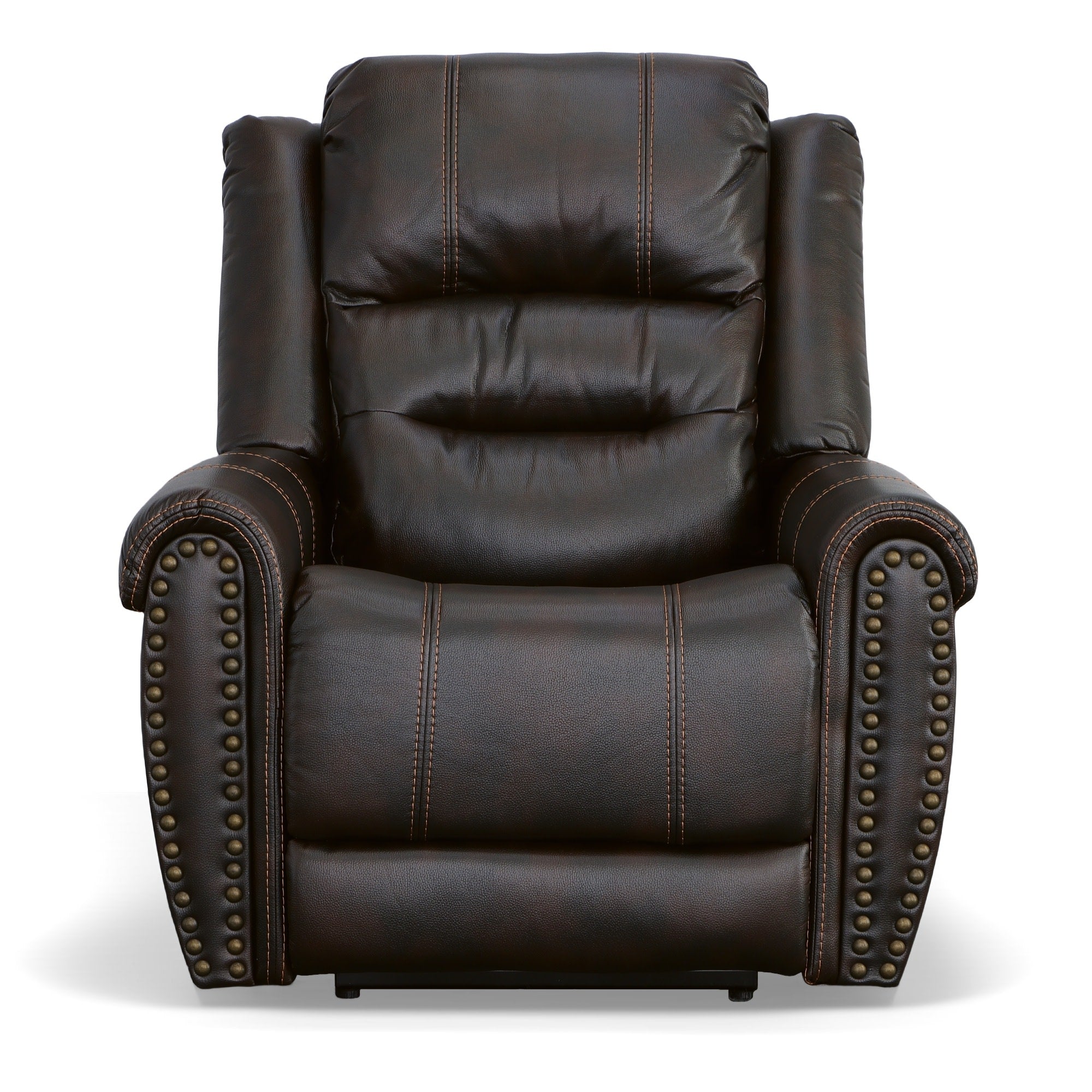 Oscar Molasses Fabric Power Recliner with Power Headrest