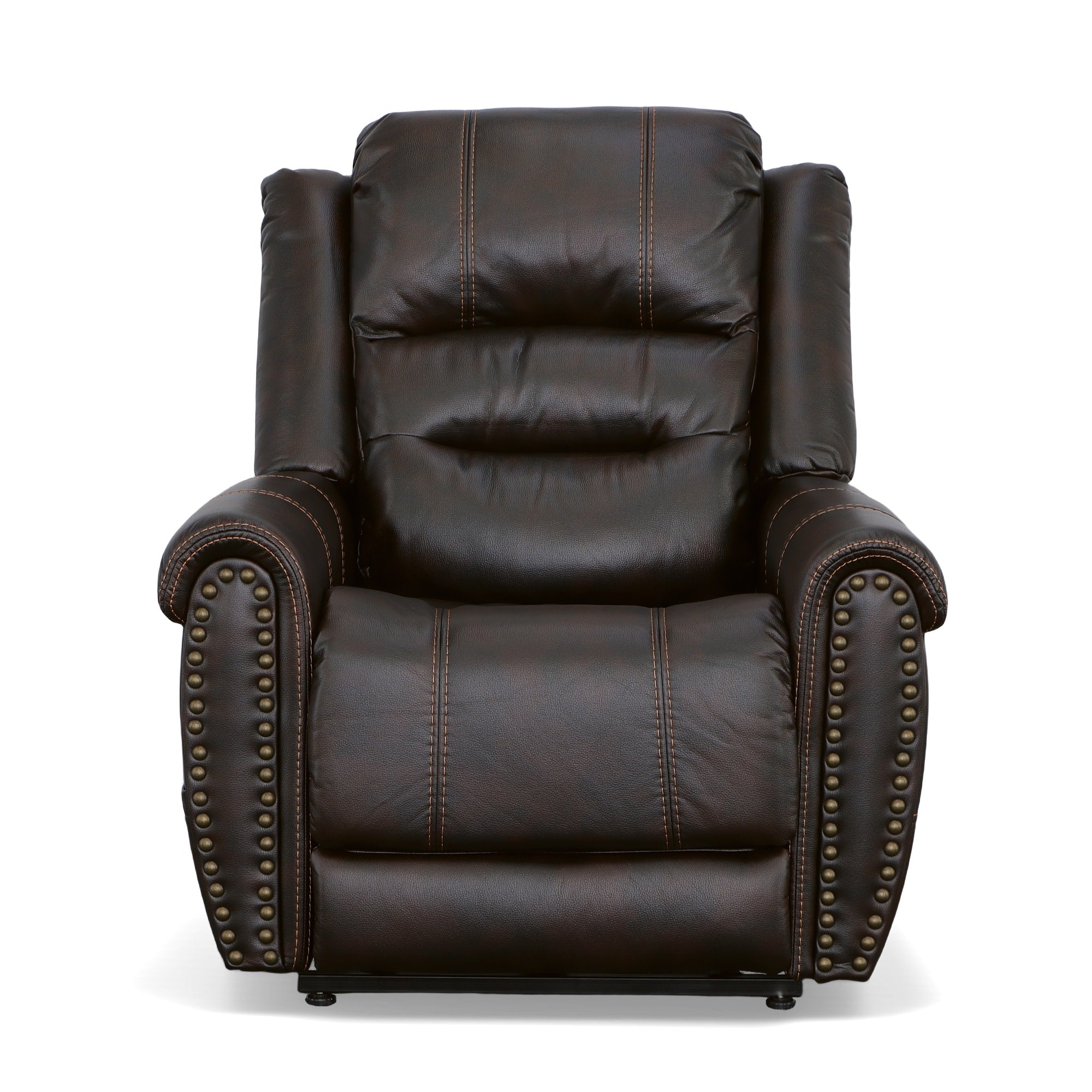 Oscar Molasses Fabric Power Lift Recliner with Right-Hand Control & Power Headrest