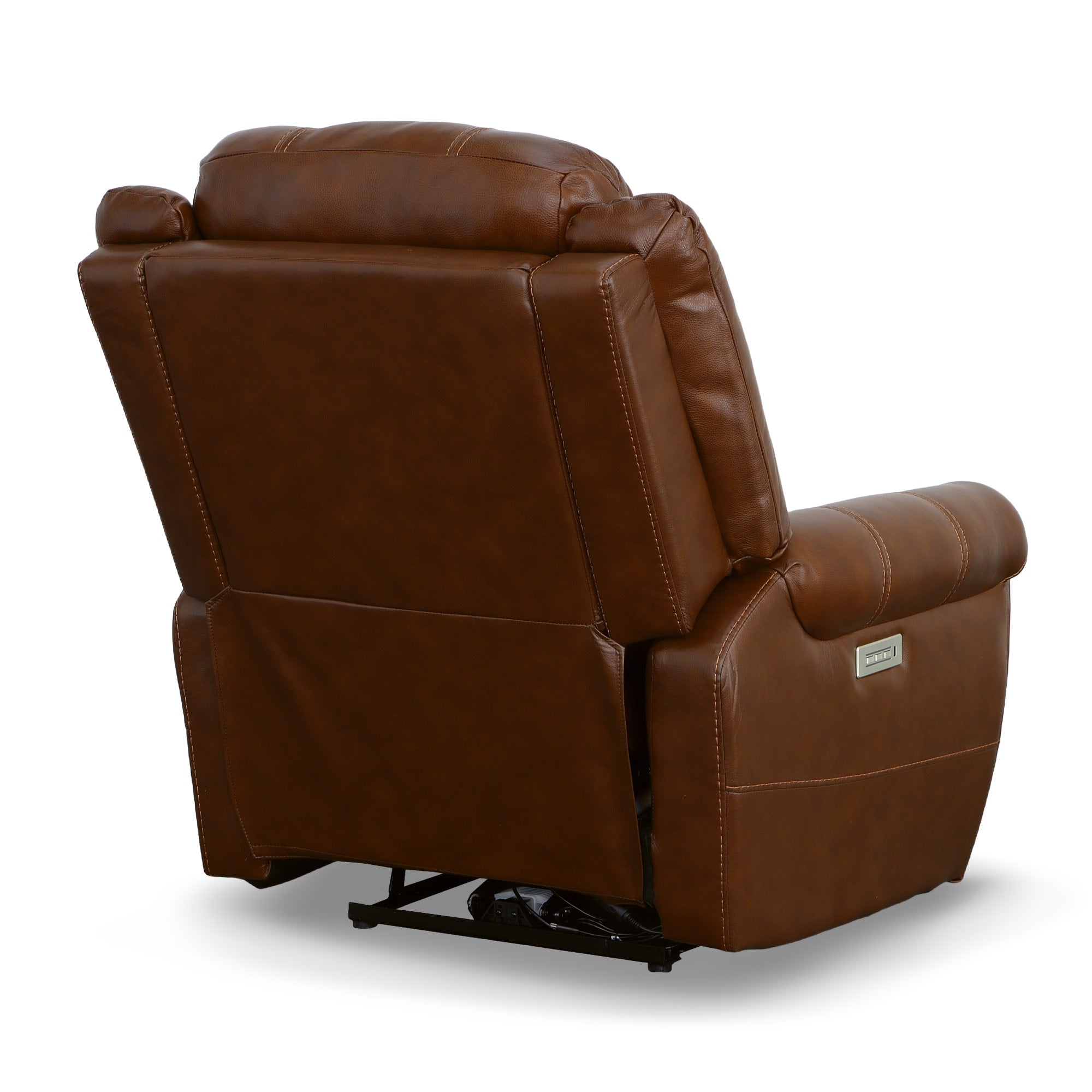 Oscar Grizzly Leather Power Recliner with Power Headrest