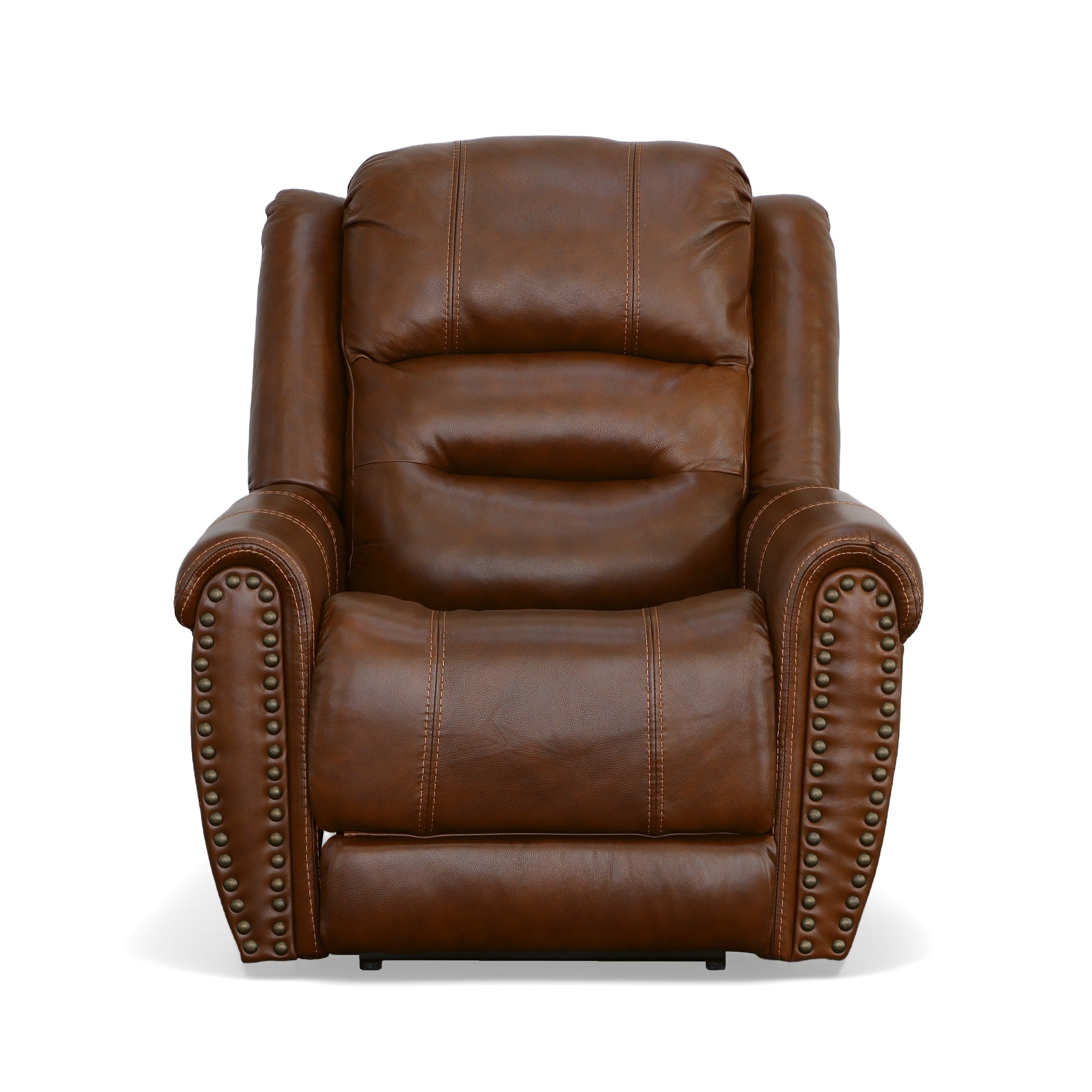 Oscar Grizzly Leather Power Recliner with Power Headrest