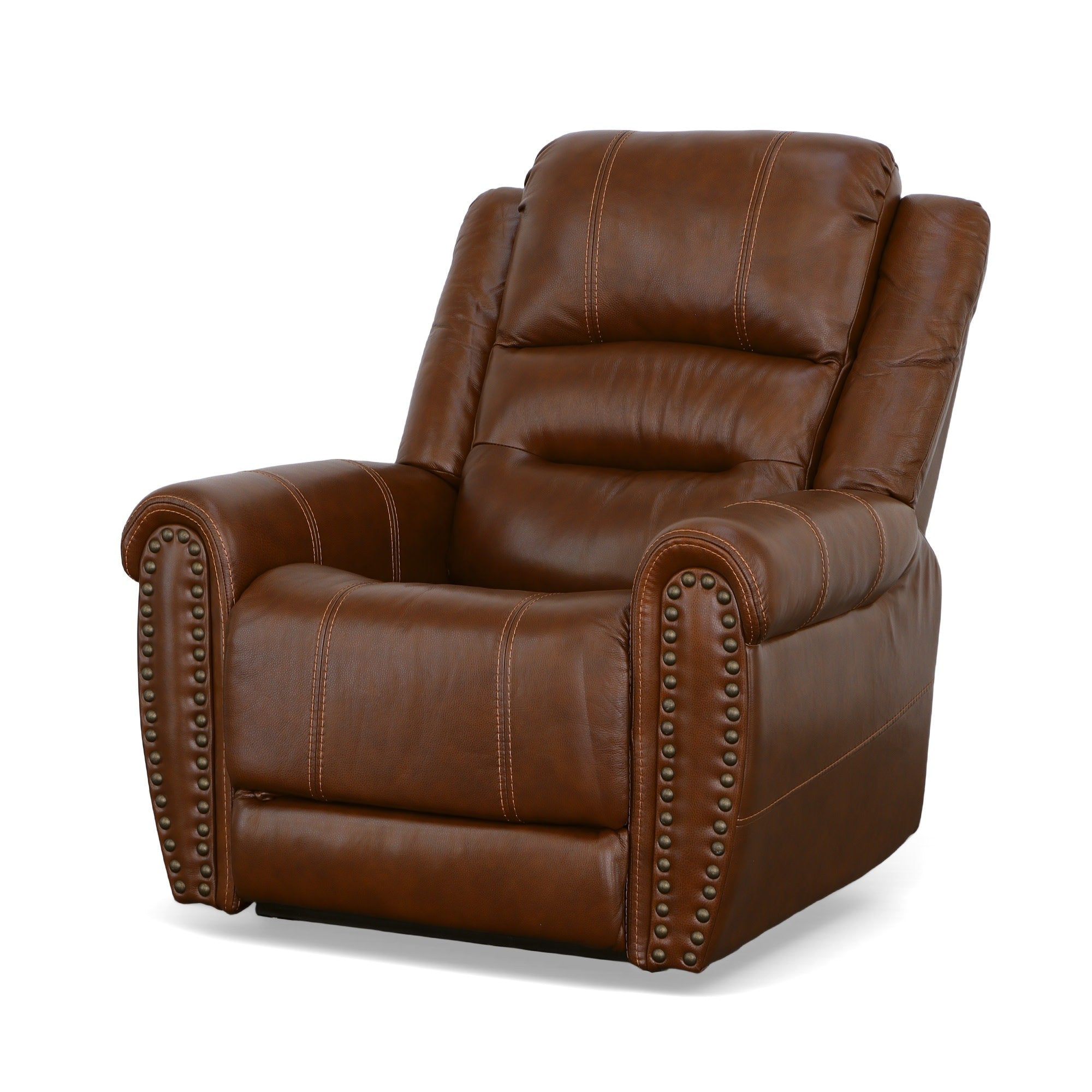 Oscar Grizzly Leather Power Lift Recliner with Right-Hand Control & Power Headrest