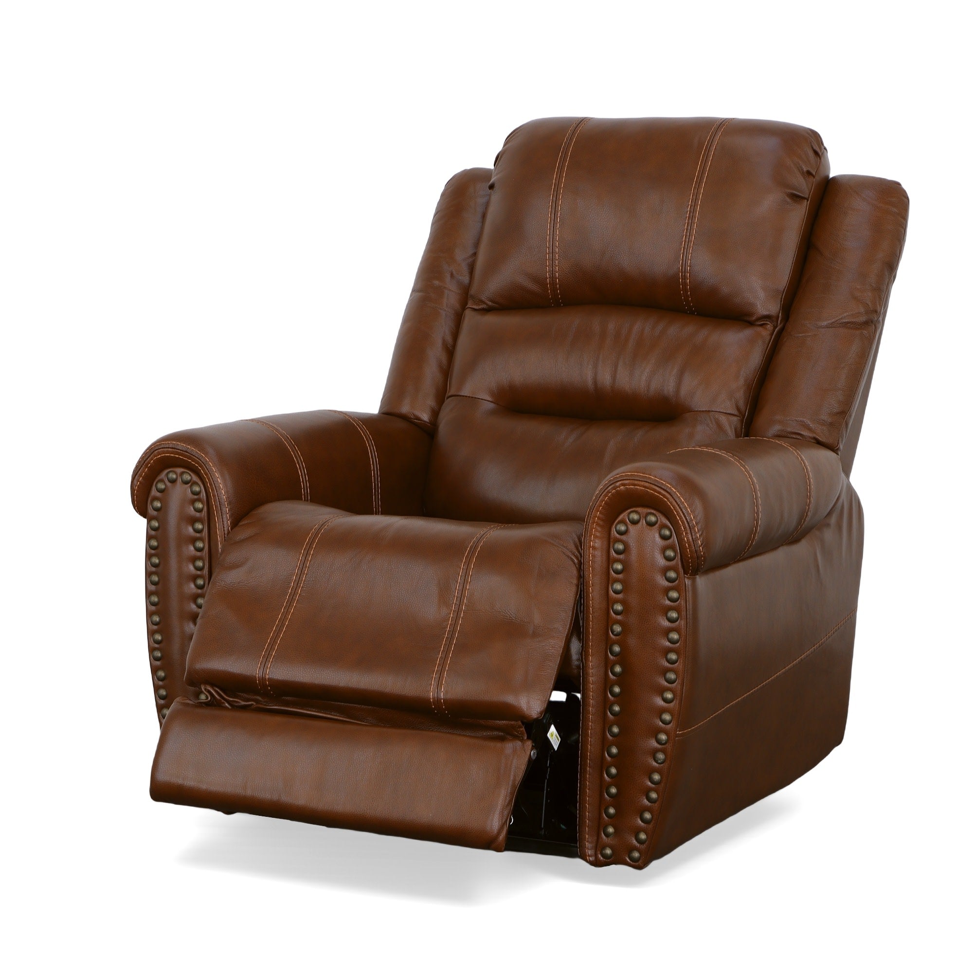 Oscar Grizzly Leather Power Lift Recliner with Right-Hand Control & Power Headrest