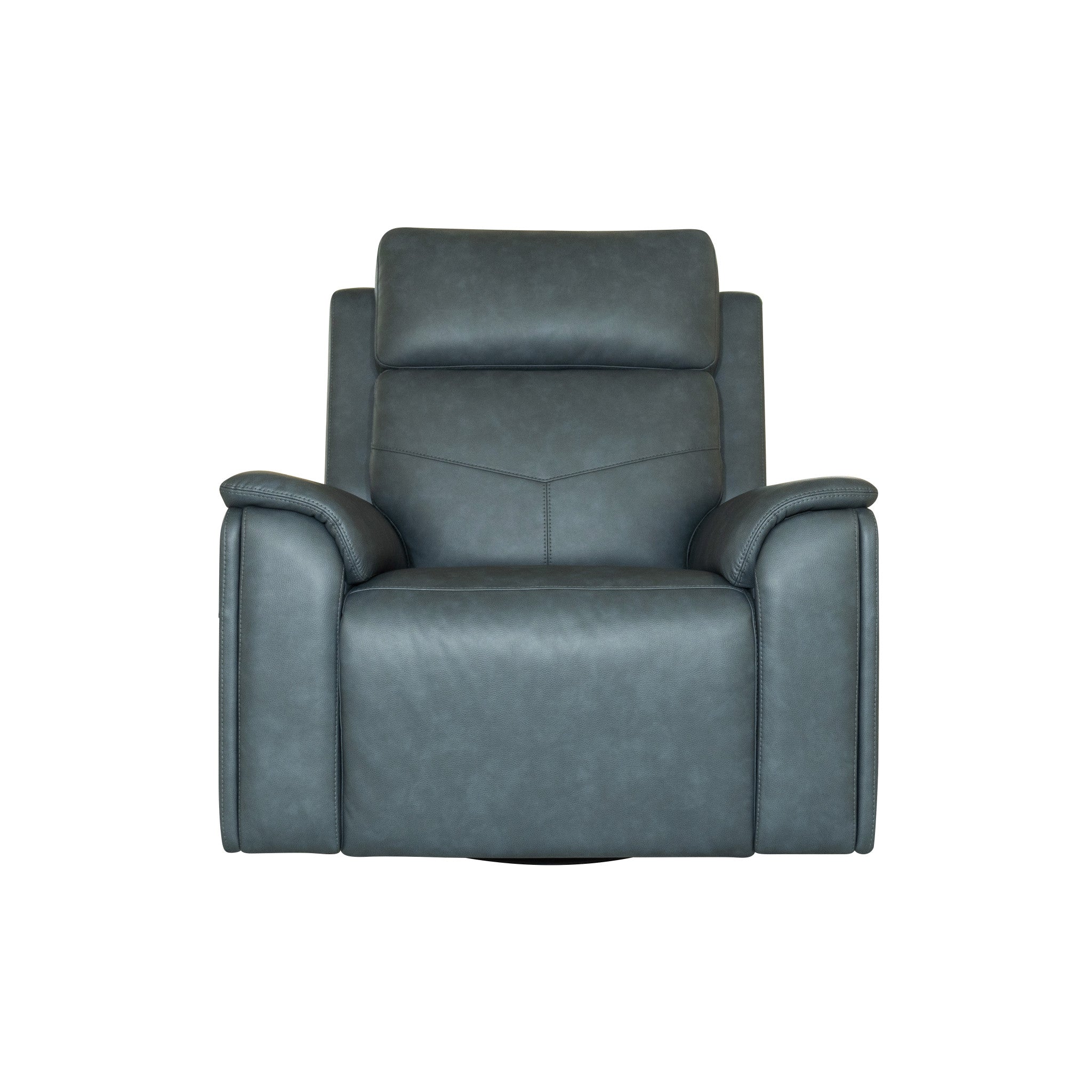 Vernon Admiral Fabric Power Swivel Gliding Recliner with Power Headrest, Lumbar, Heat & Massage