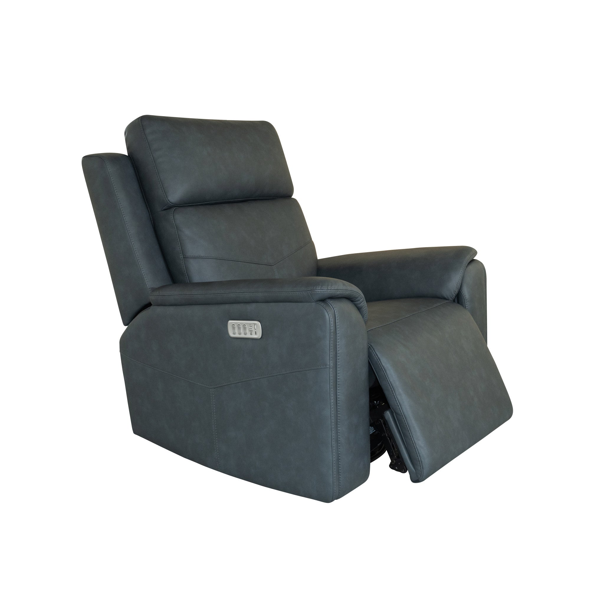 Vernon Admiral Fabric Power Swivel Gliding Recliner with Power Headrest, Lumbar, Heat & Massage