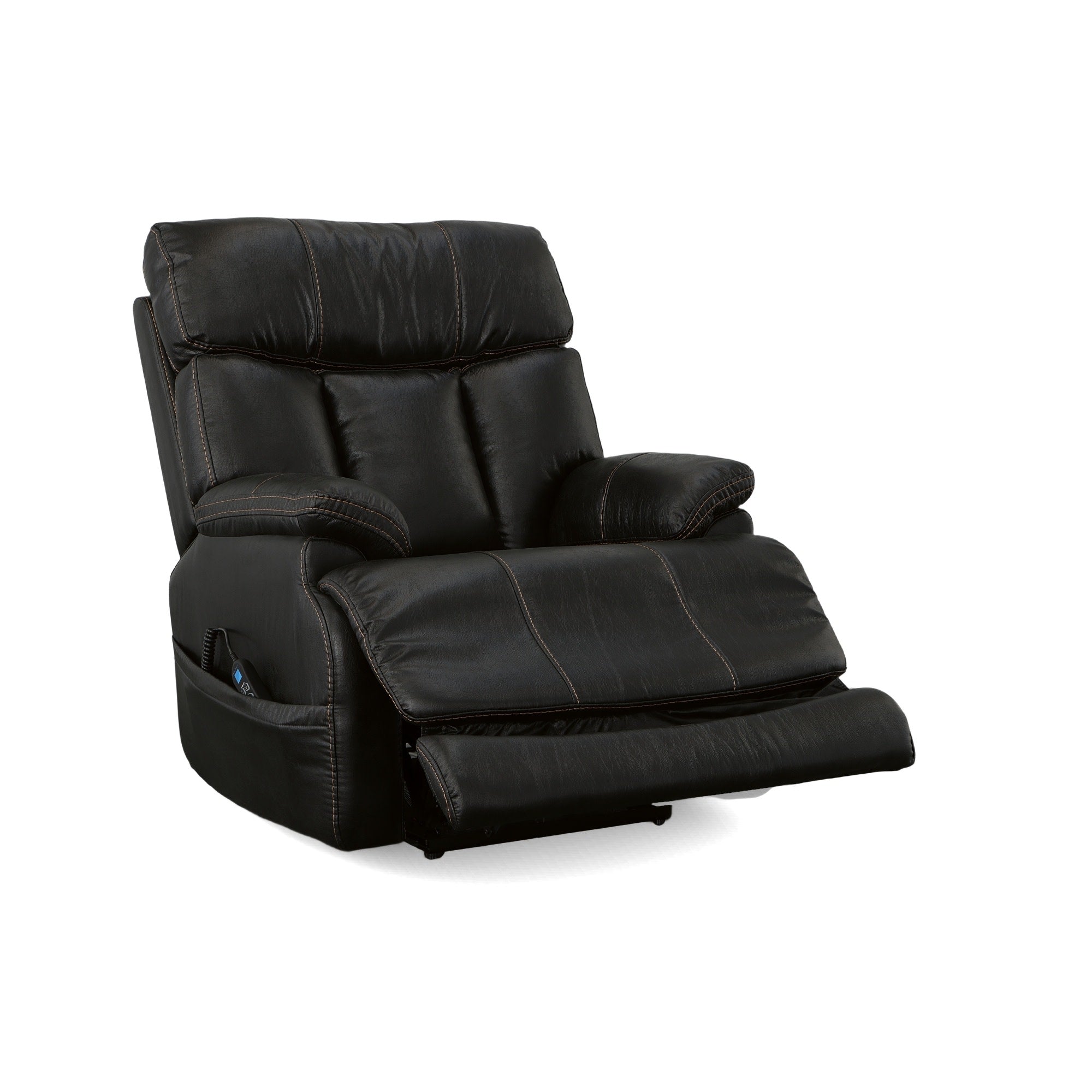 Clive Peppercorn Fabric Power Lift Recliner with Power Headrest & Lumbar