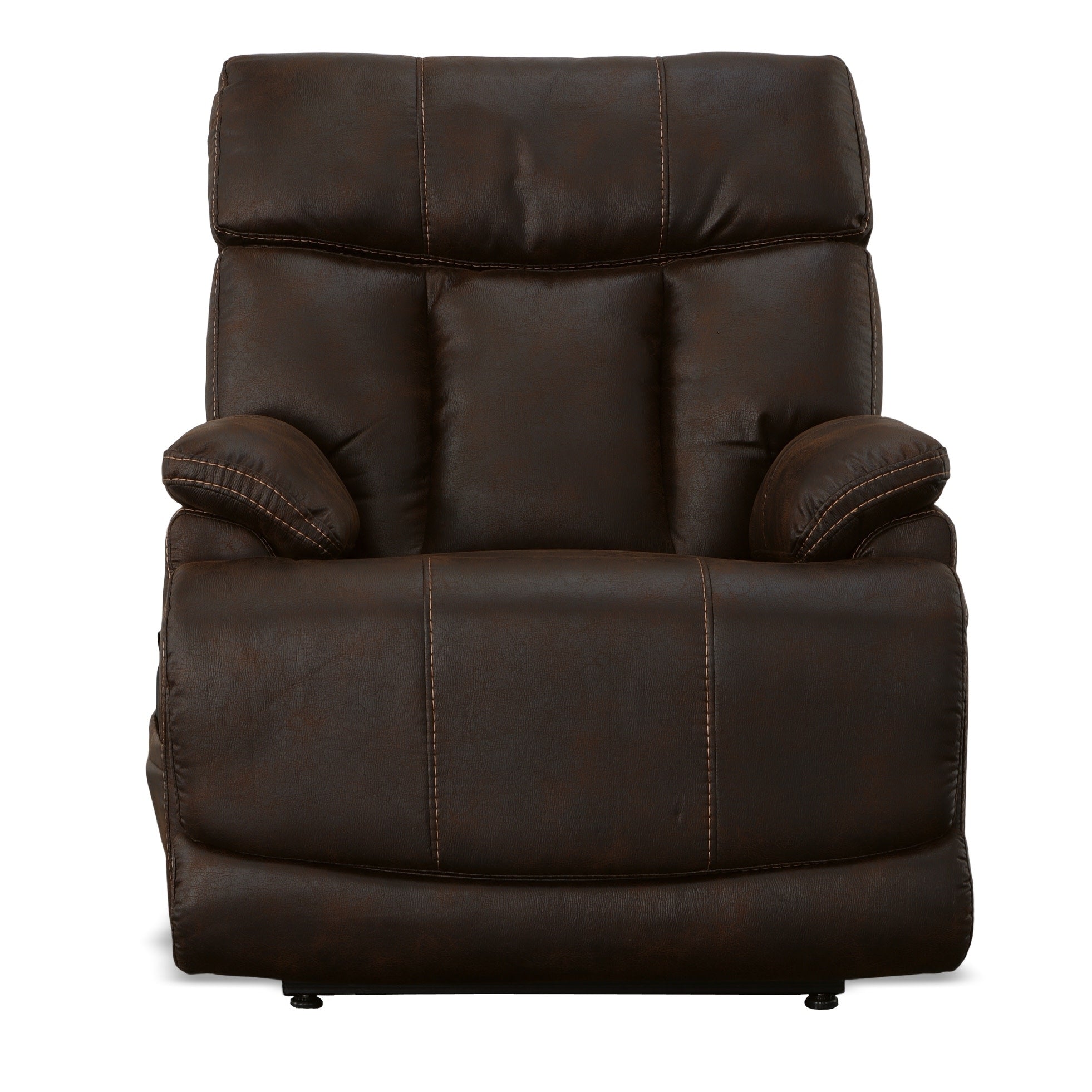 Clive Clove Fabric Power Lift Recliner with Power Headrest & Lumbar