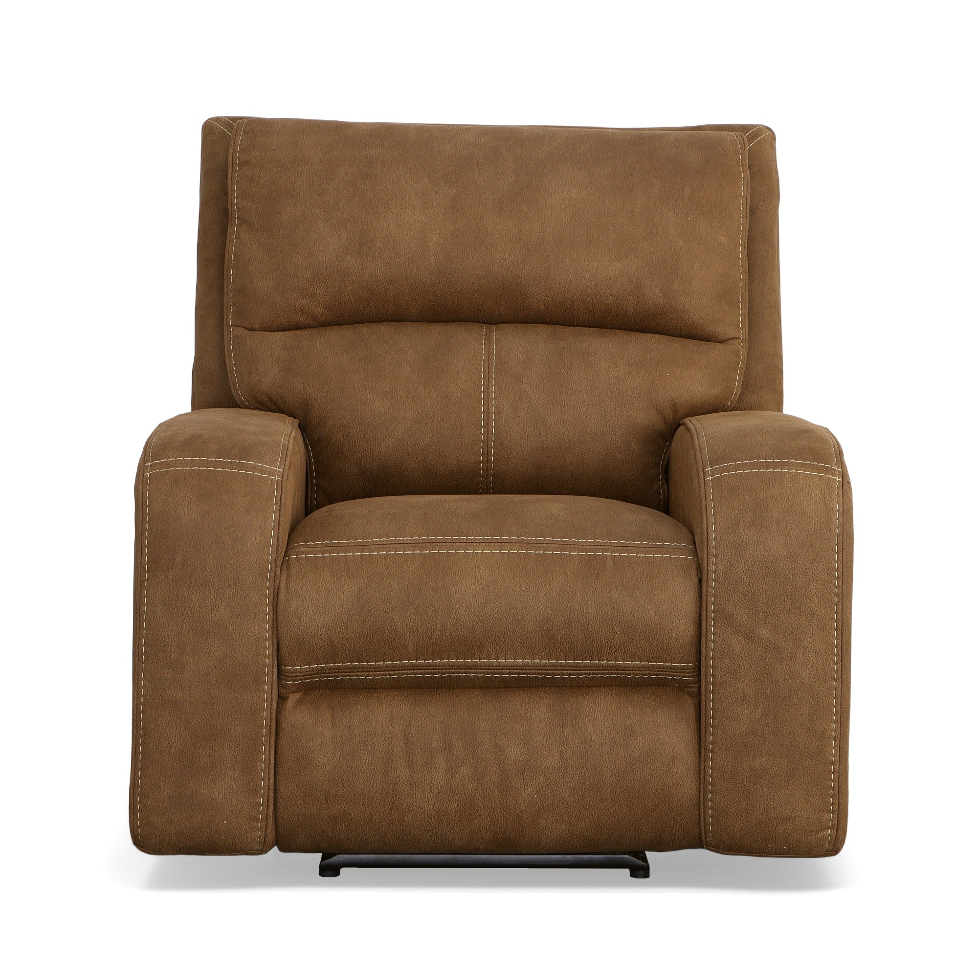 Nirvana Cocoa Fabric Power Recliner with Power Headrest