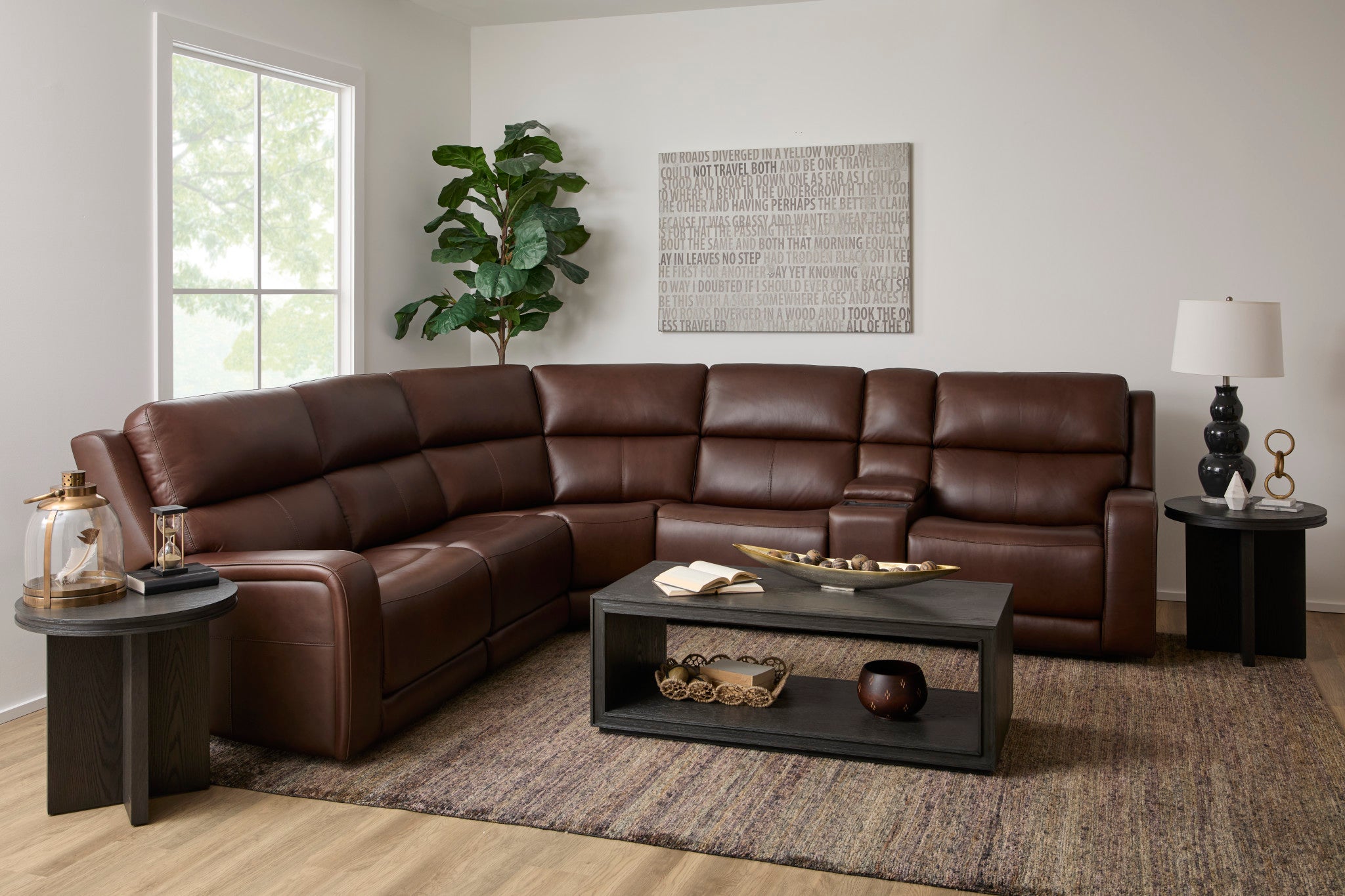 Oasis Leather Sectional