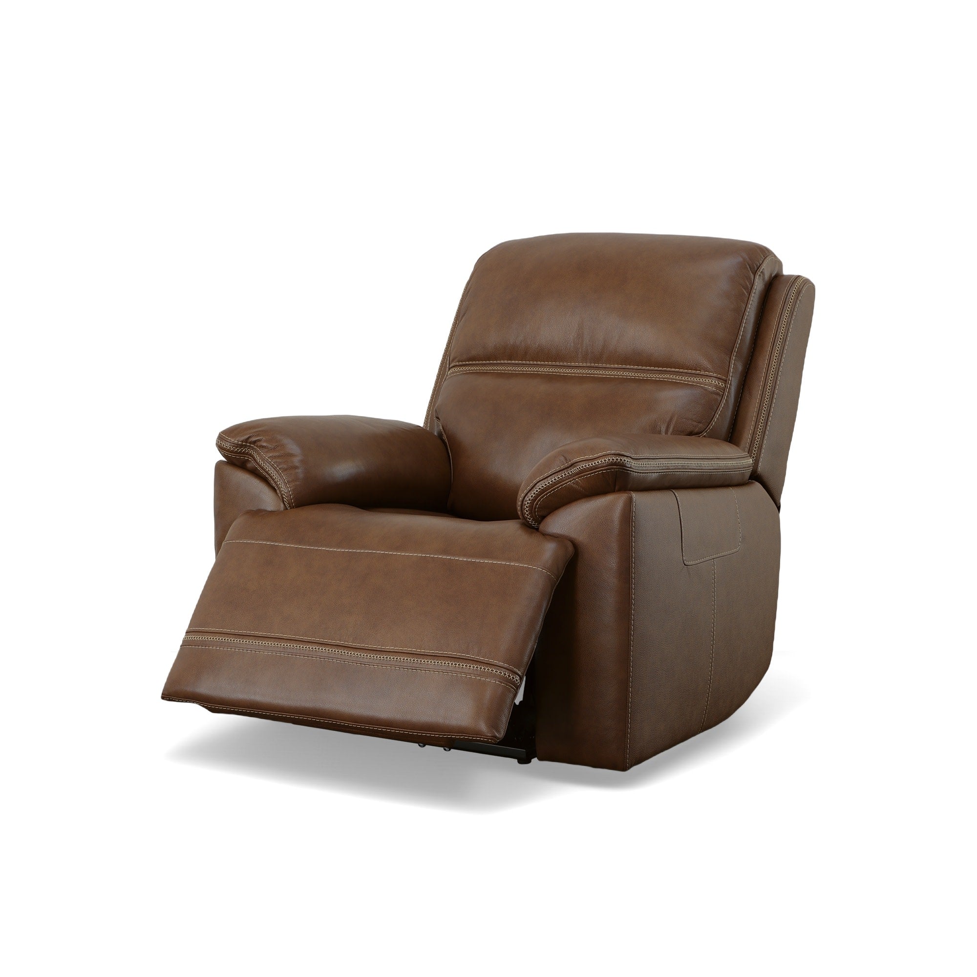 Jackson Whiskey Leather Power Recliner with Power Headrest