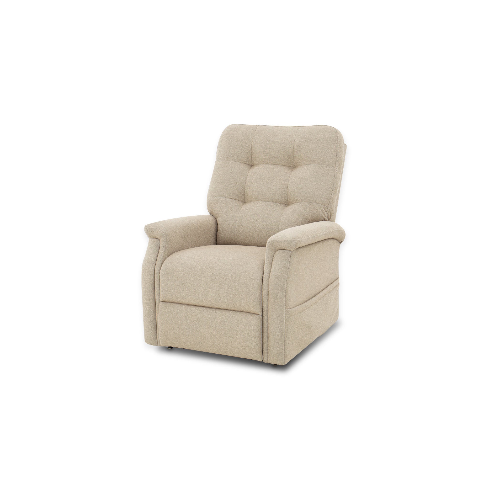 Diana Tan Fabric Power Lift Recliner