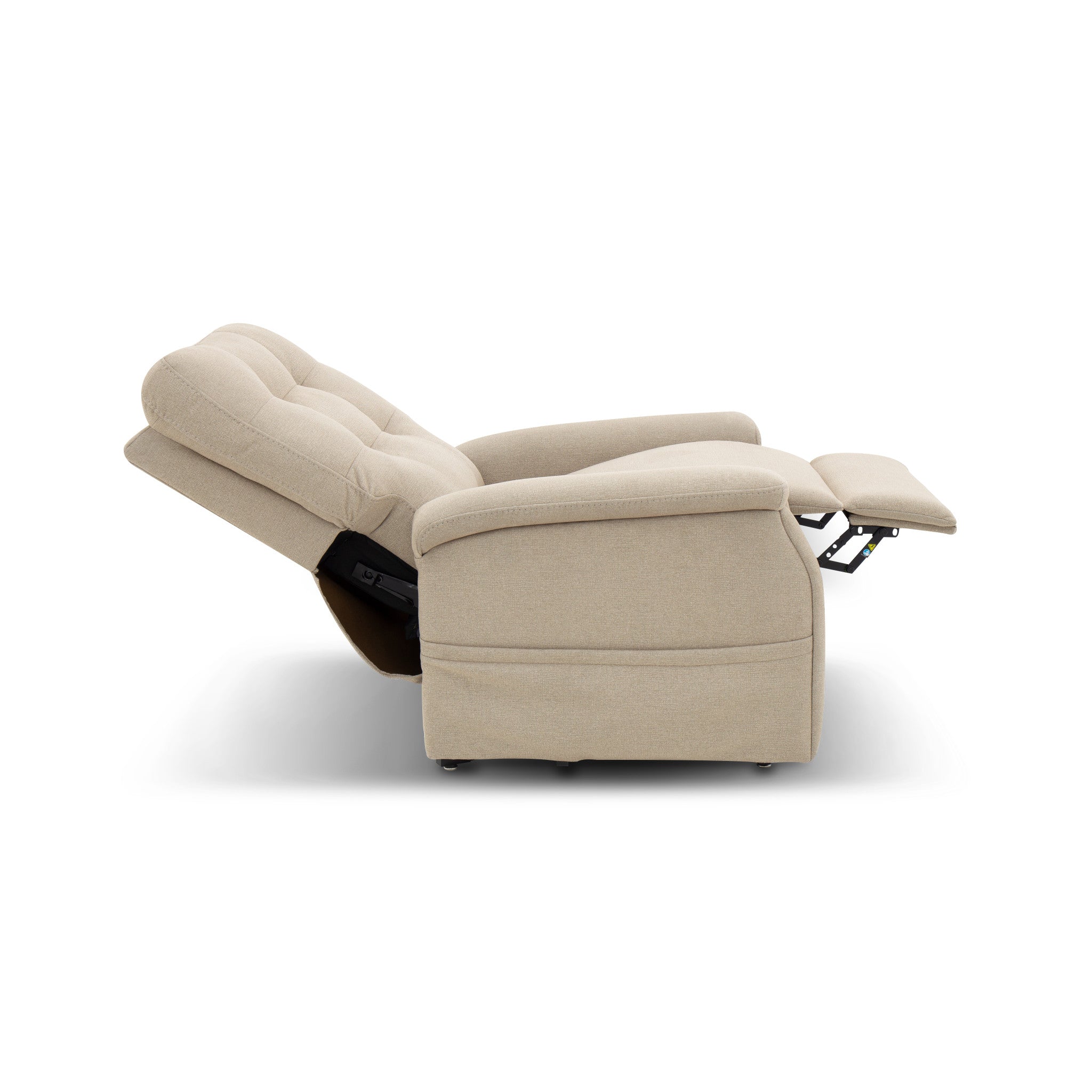 Diana Tan Fabric Power Lift Recliner