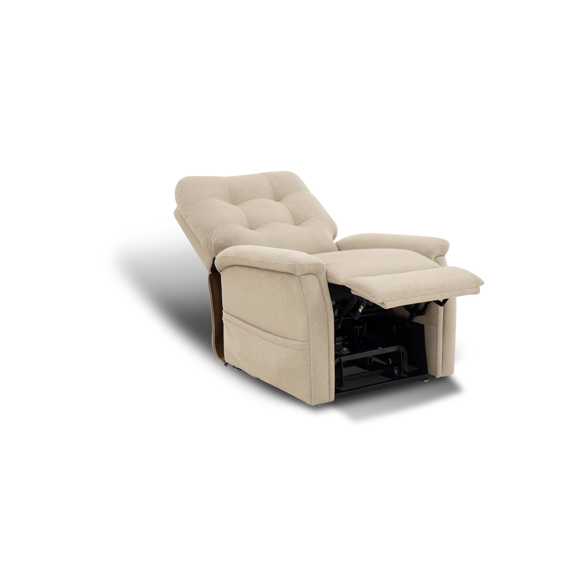 Diana Tan Fabric Power Lift Recliner