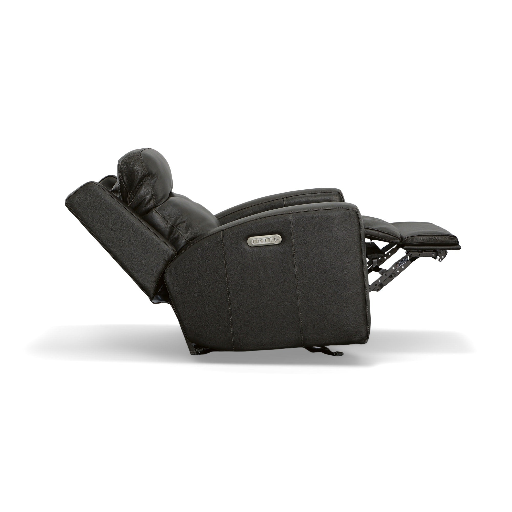 Cody Shadow Leather Power Gliding Recliner with Power Headrest