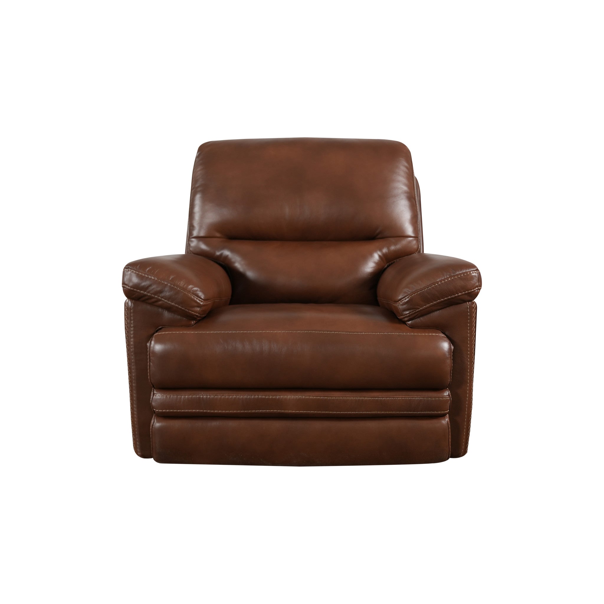 David Giotto Leather Power Gliding Recliner with Power Headrest & Lumbar