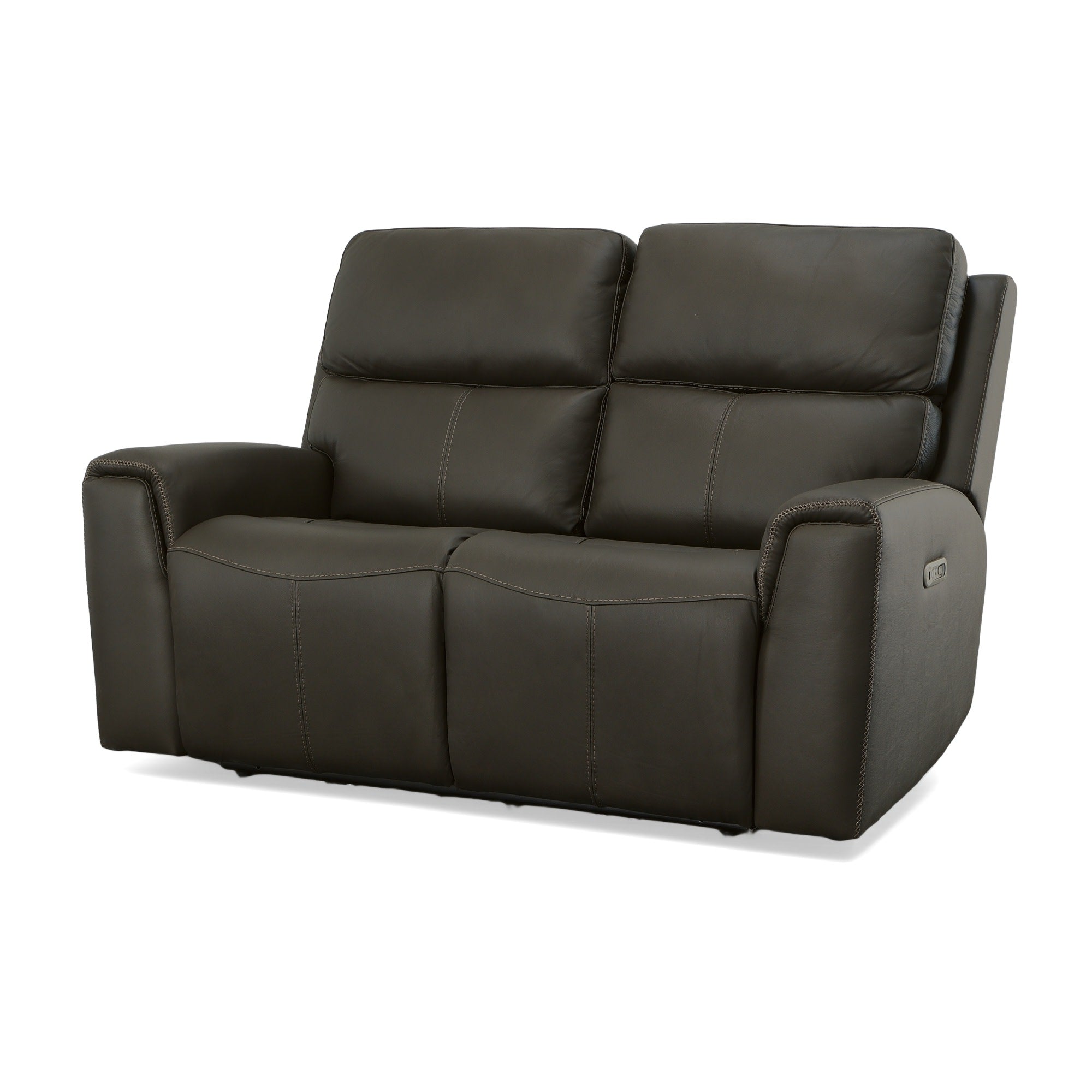 Jarvis Mica Leather Power Reclining Loveseat with Power Headrests