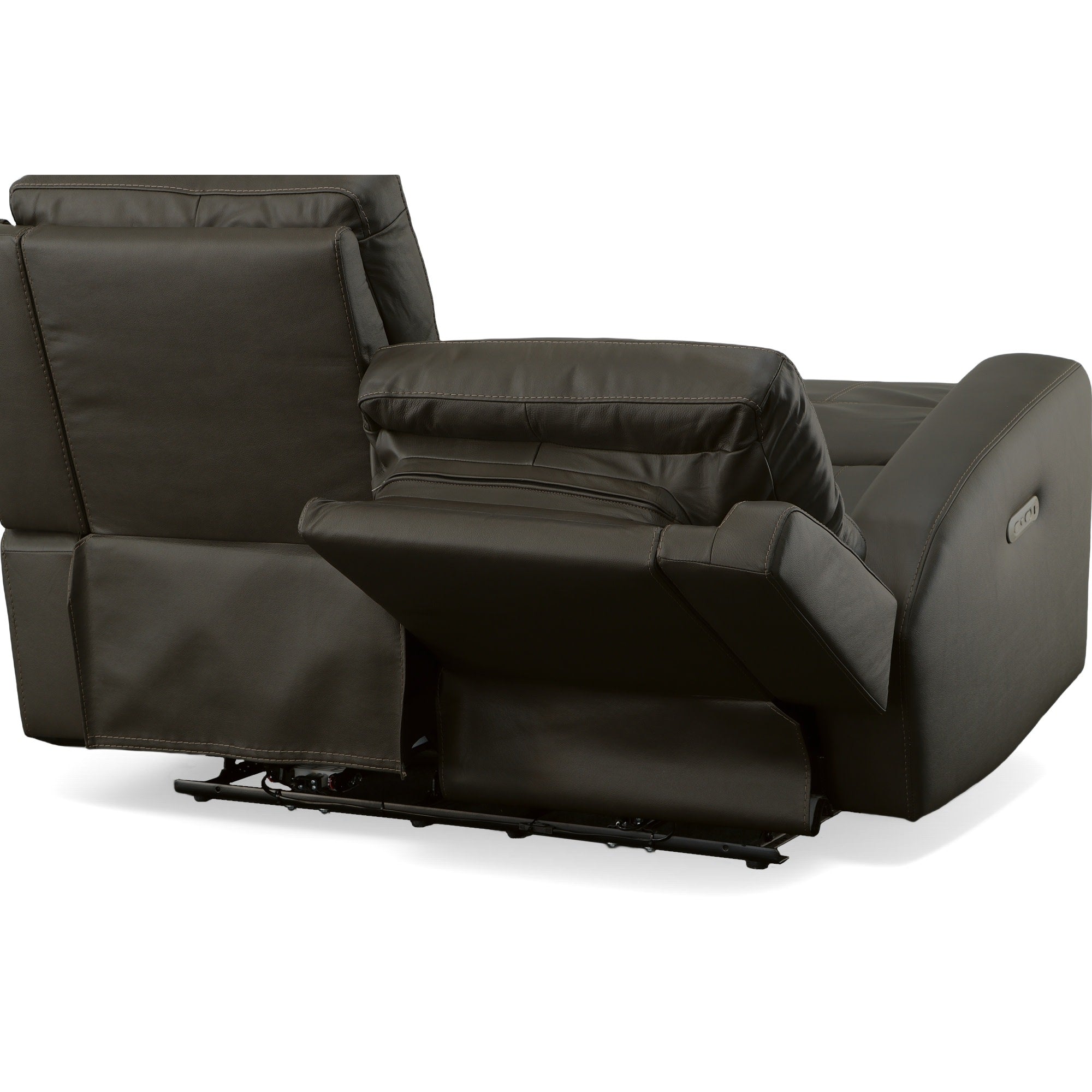 Jarvis Mica Leather Power Reclining Loveseat with Power Headrests