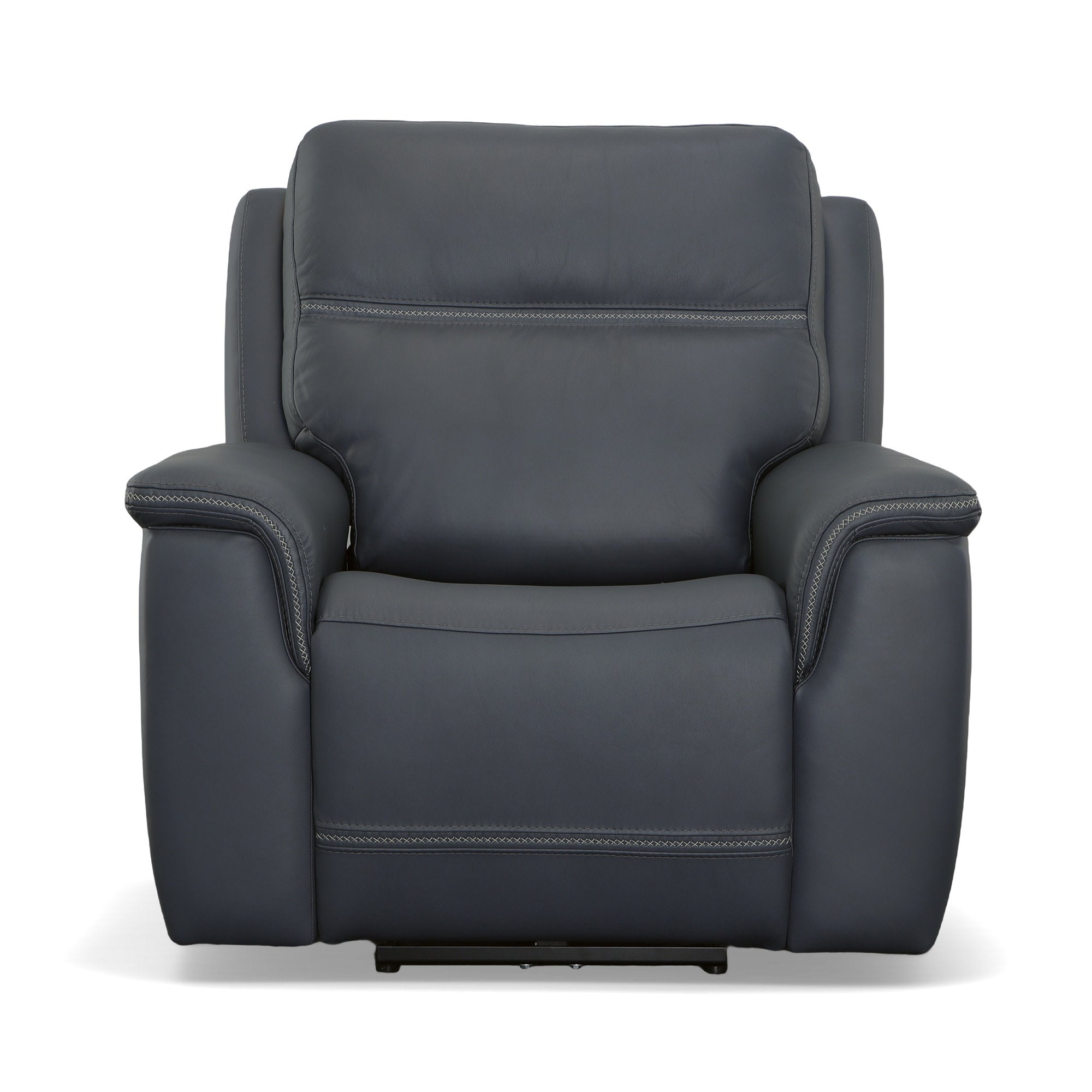 Sawyer Marine Leather Power Recliner with Power Headrest & Lumbar