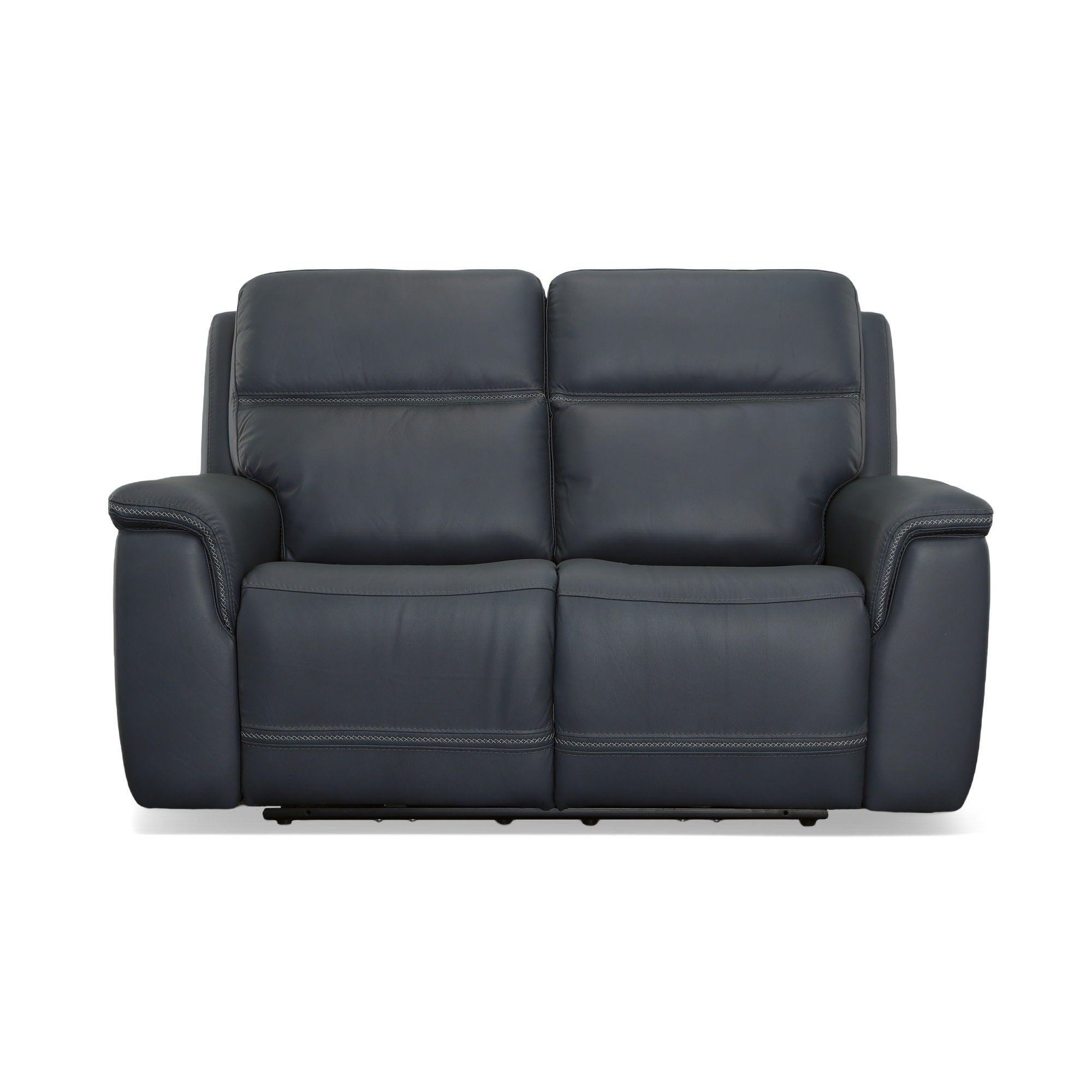 Sawyer Marine Leather Power Reclining Loveseat w/ Pwr Headrests, Lumbar