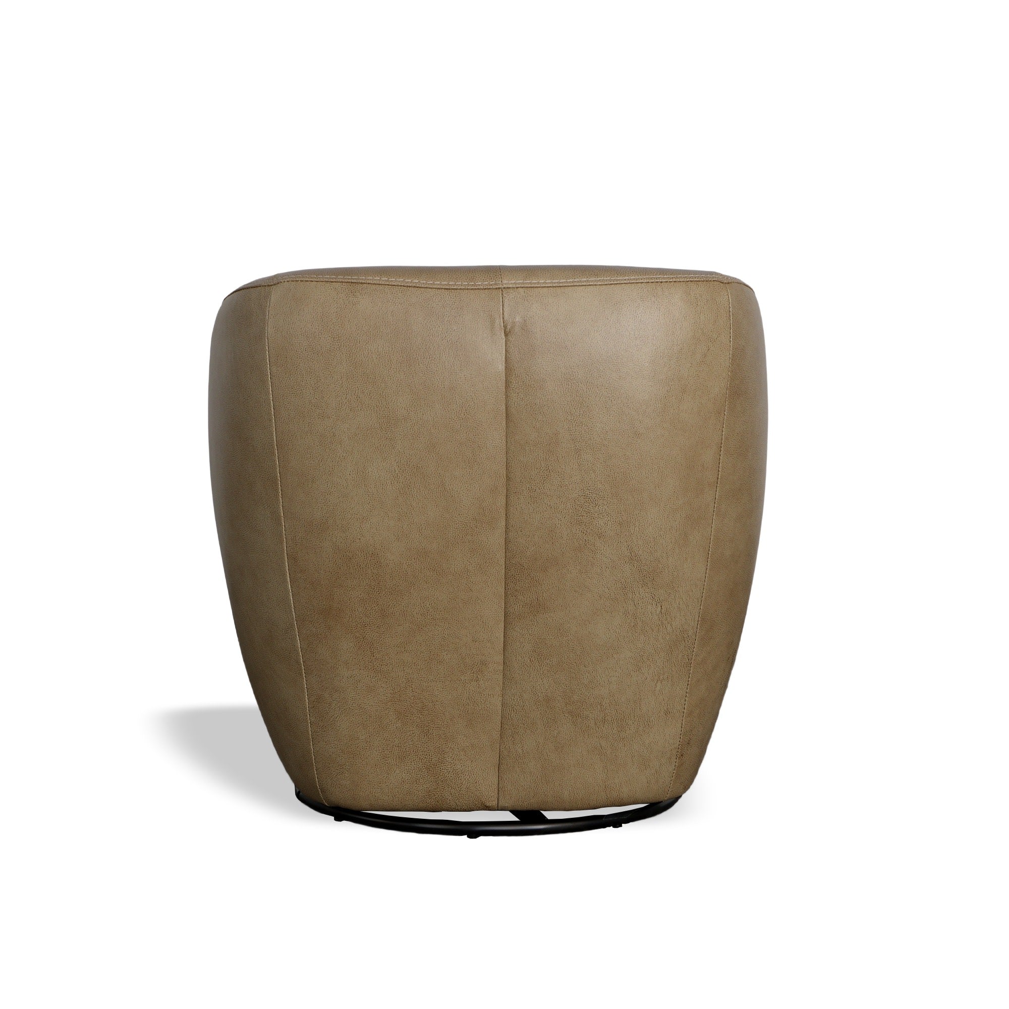 Wade Barley Leather Swivel Chair