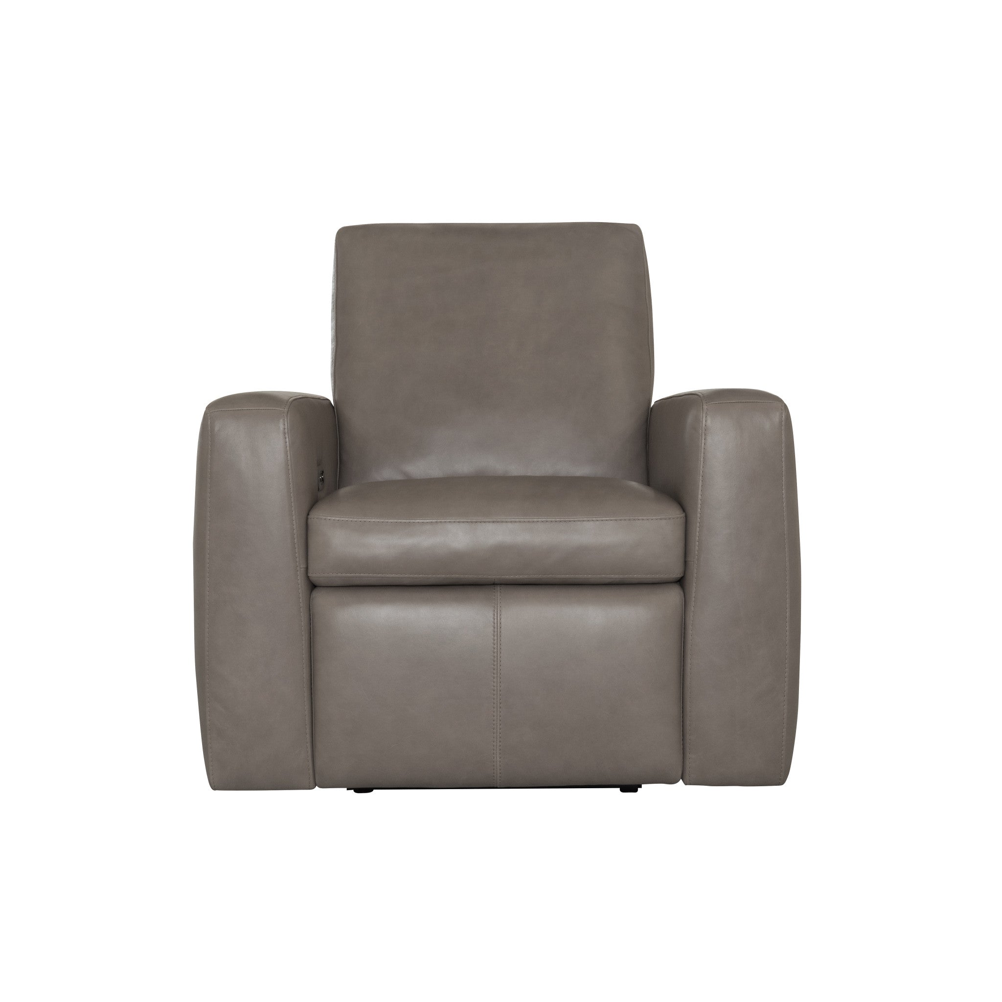 Aria Fawn Leather Power Recliner