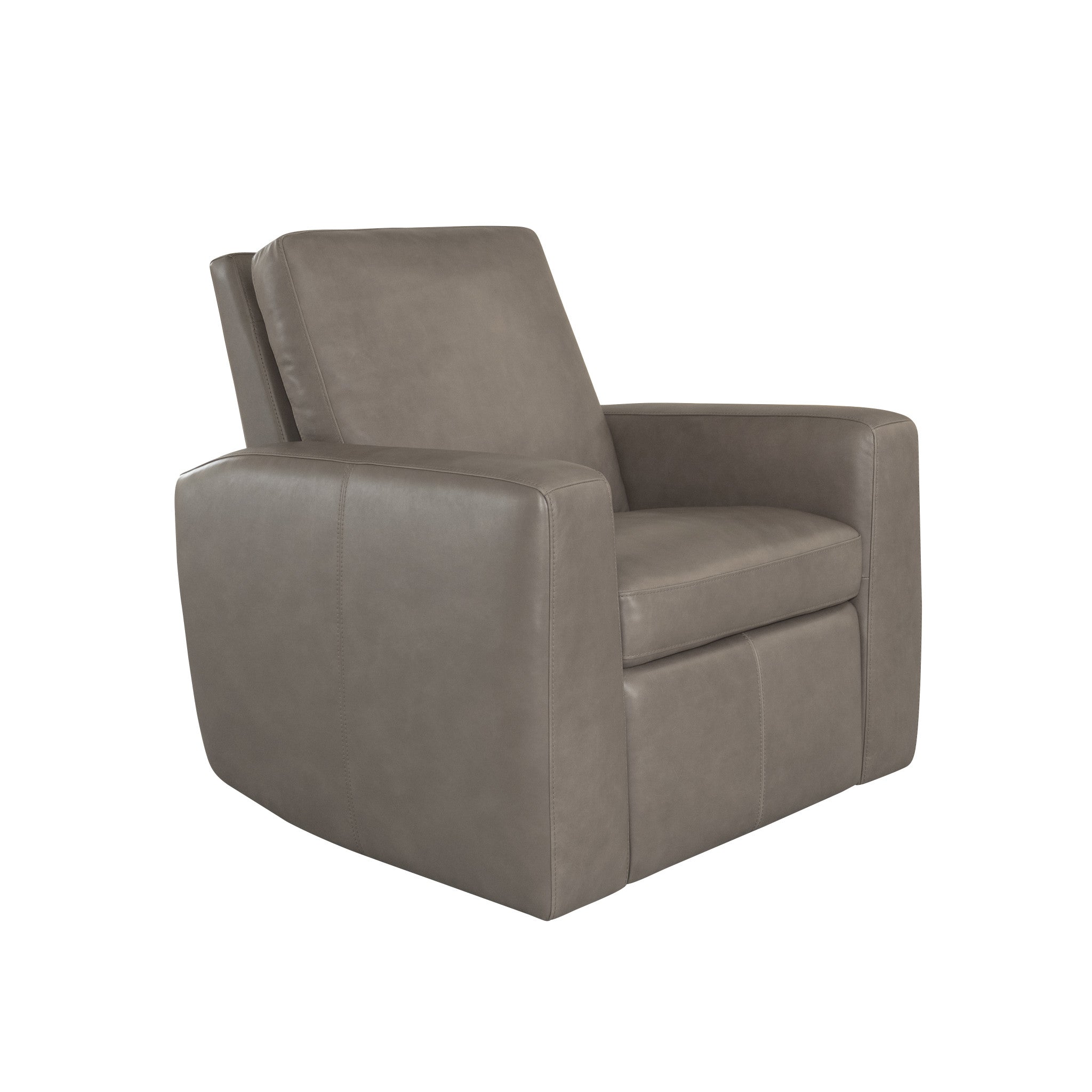 Aria Fawn Leather Power Recliner