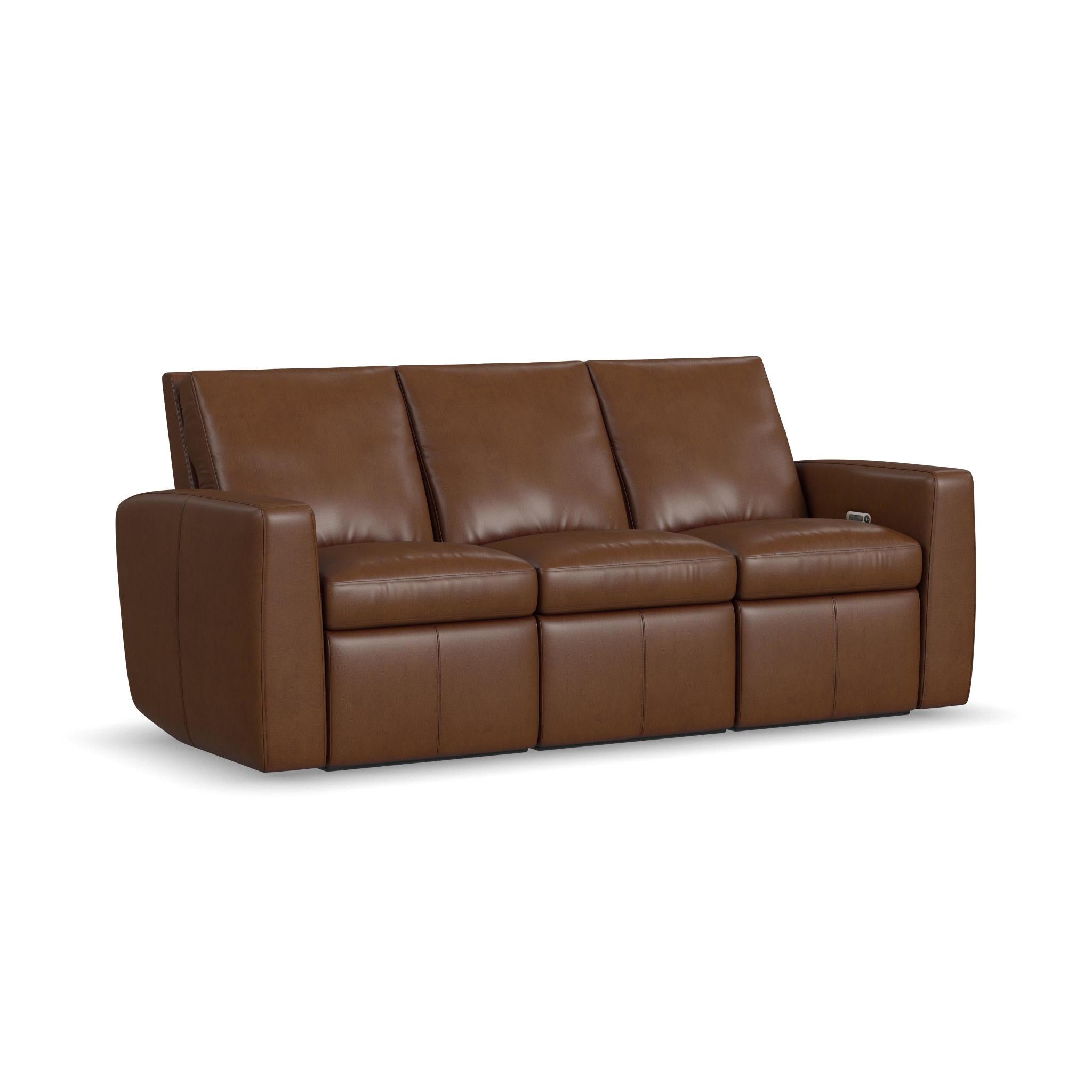 Aria Sedona Leather Power Reclining Sofa