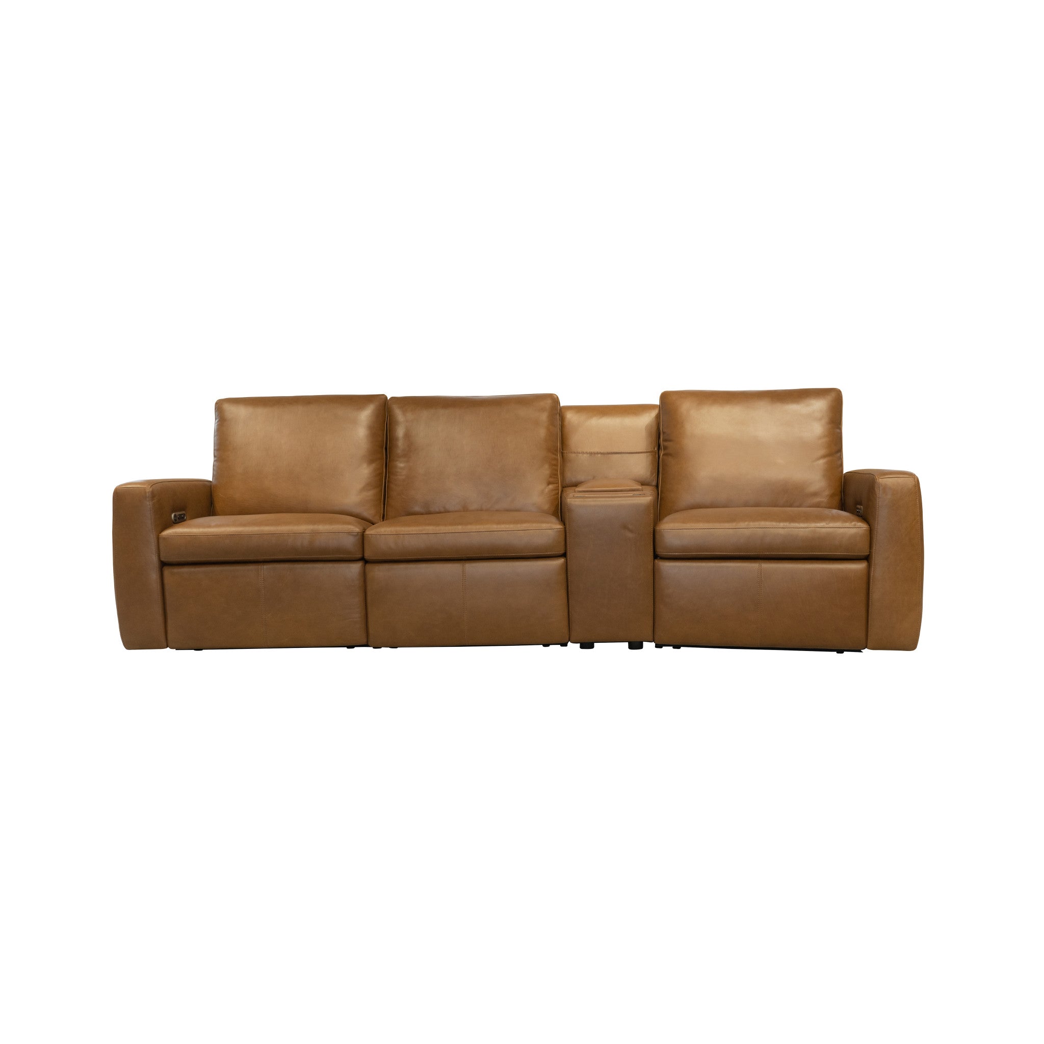 Aria Leather Power Reclining Sectional