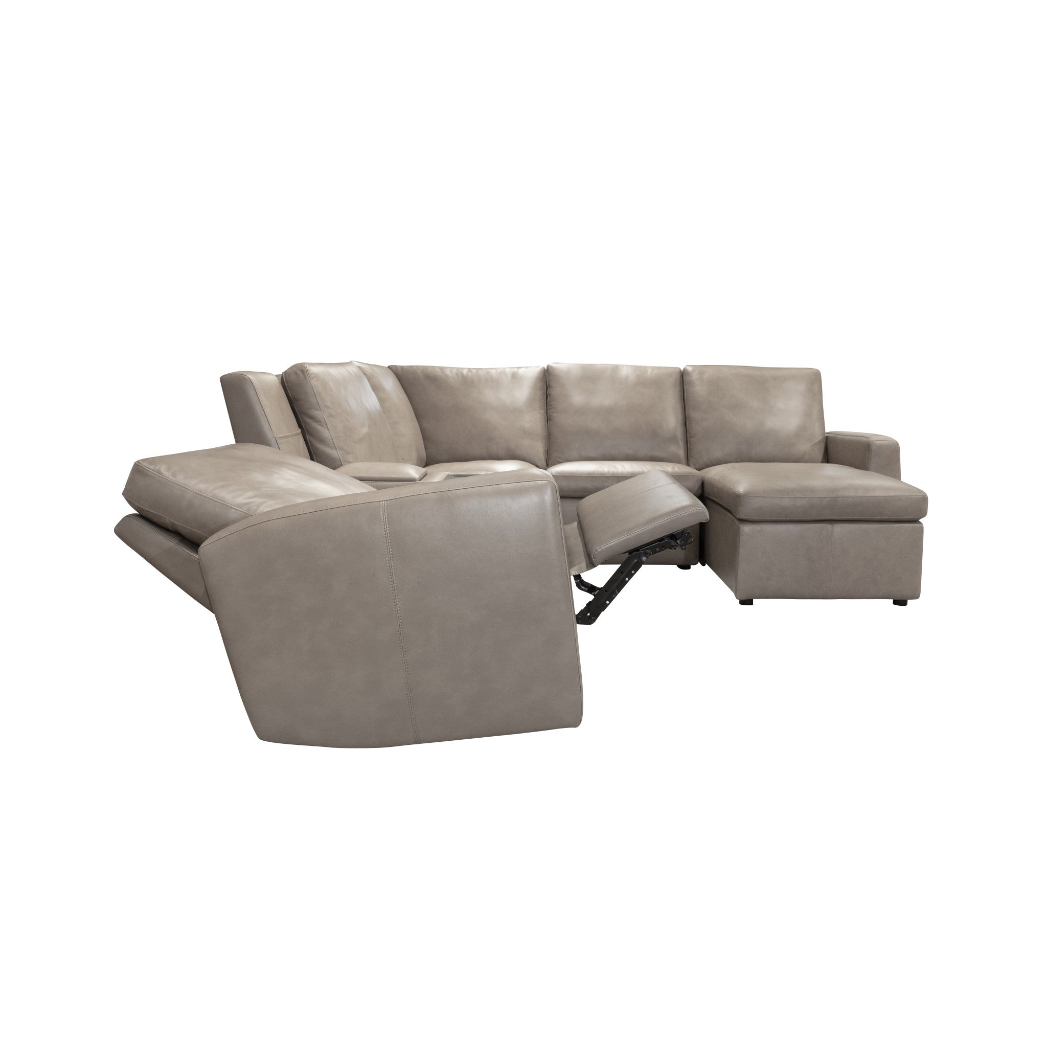 Aria Leather Power Reclining Sectional