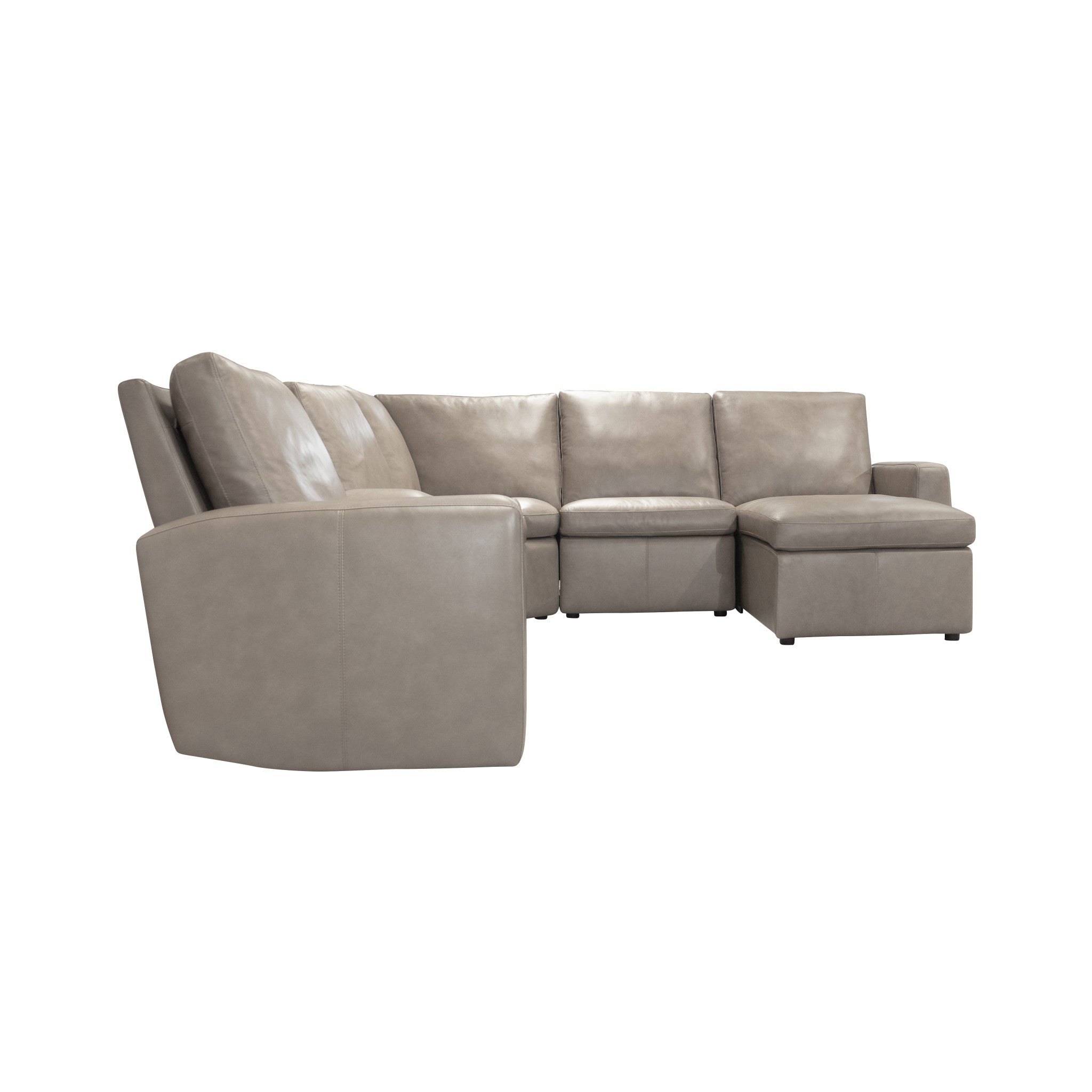 Aria Leather Power Reclining Sectional