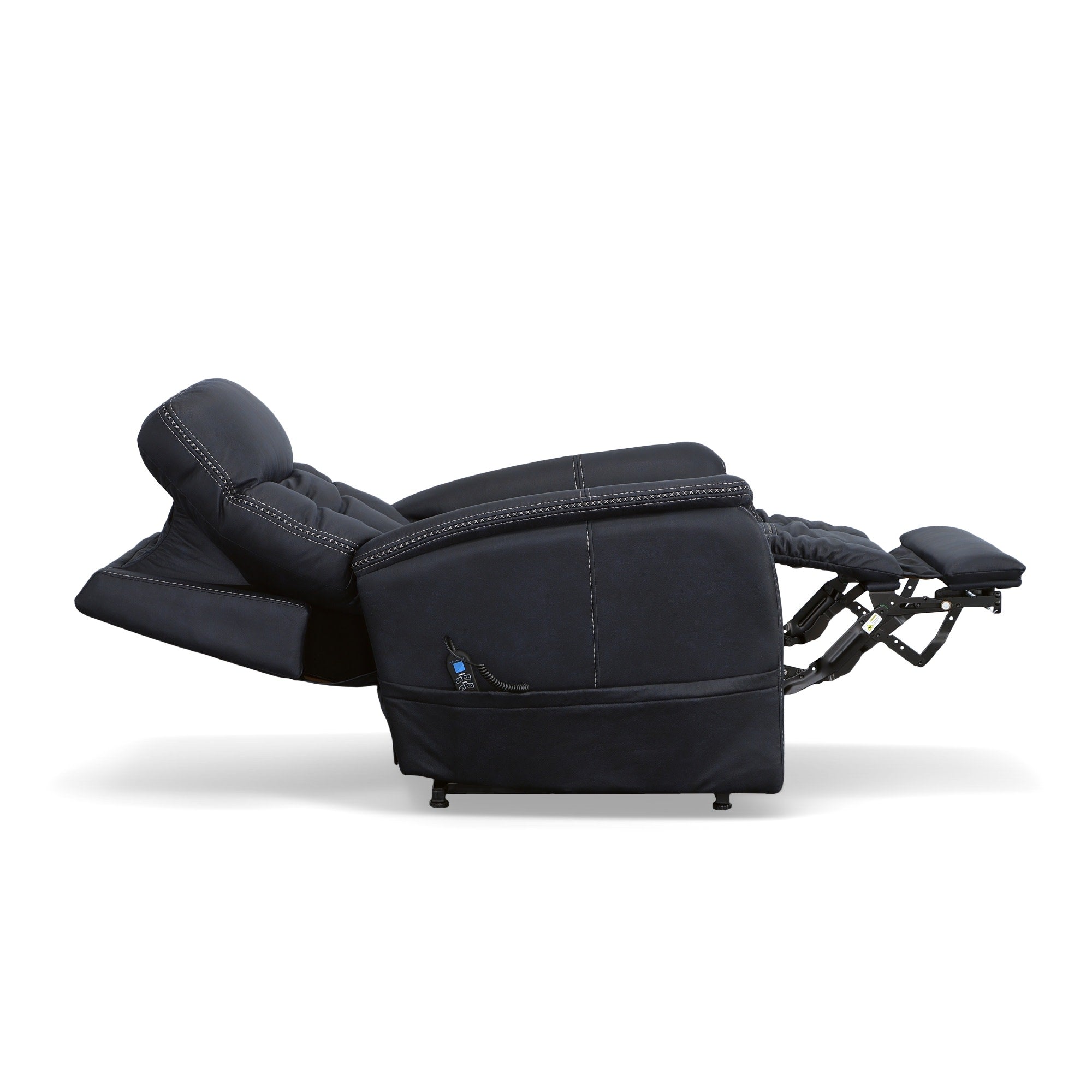 Atlas Ocean Fabric Power Lift Recliner with Power Headrest & Lumbar