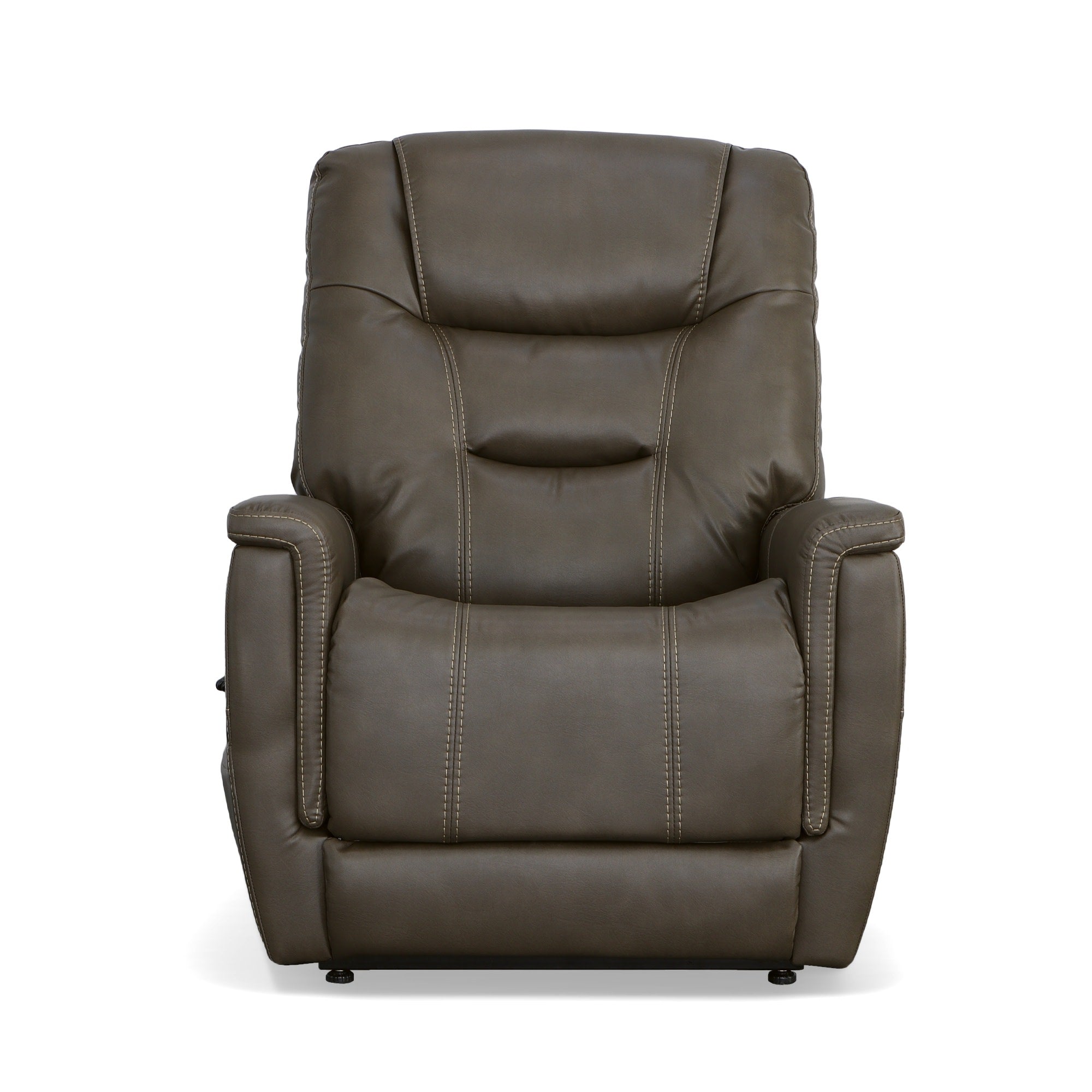 Shaw Driftwood Fabric Power Lift Recliner with Power Headrest & Lumbar