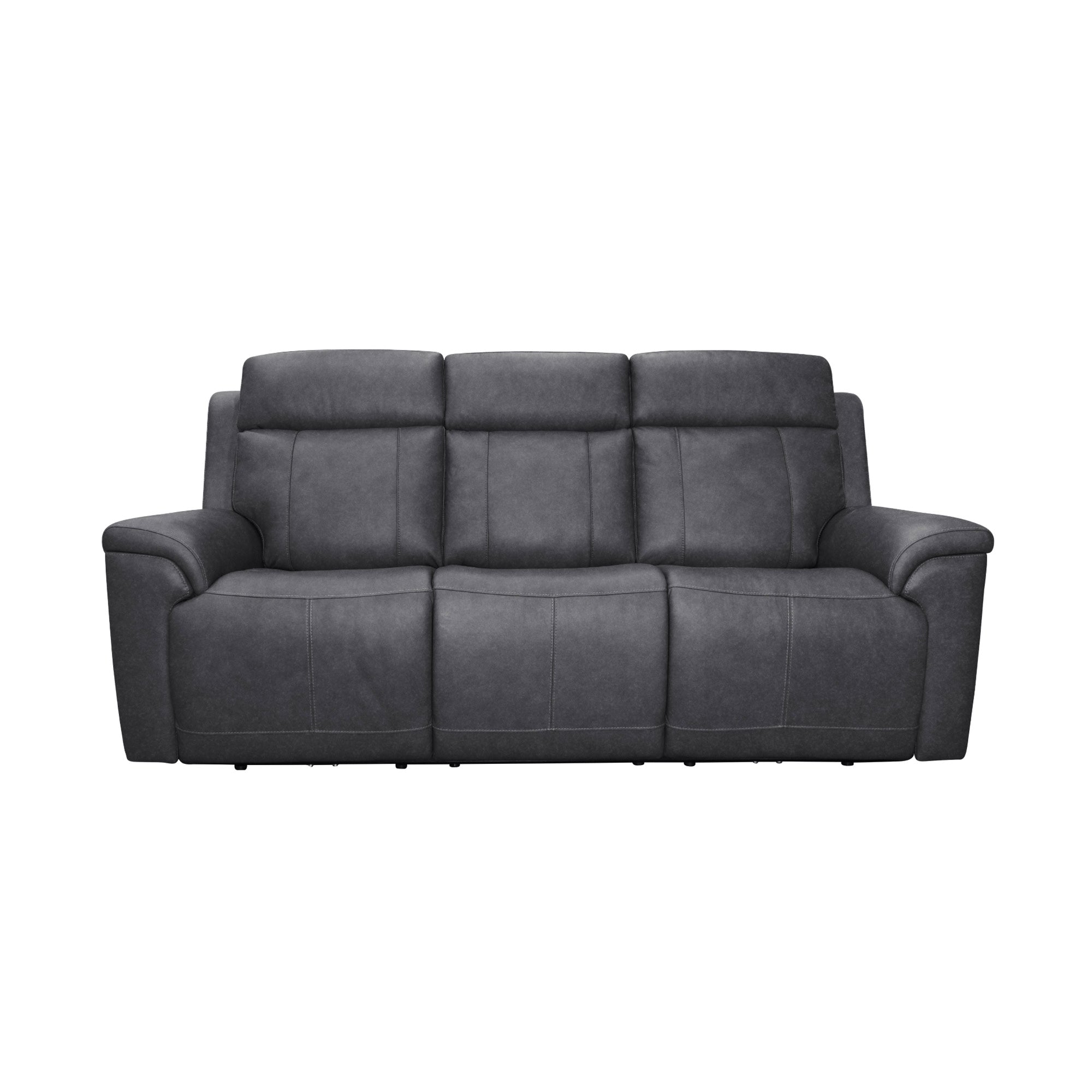 Amelia Charcoal Leather Slumberland Exclusive